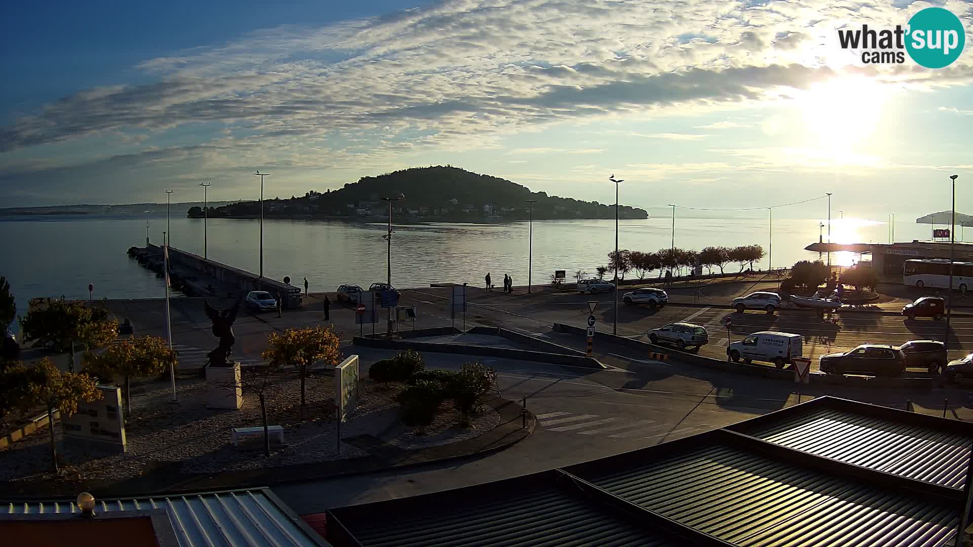 Webcam Ugliano – terminal traghetto da Preko a Zara