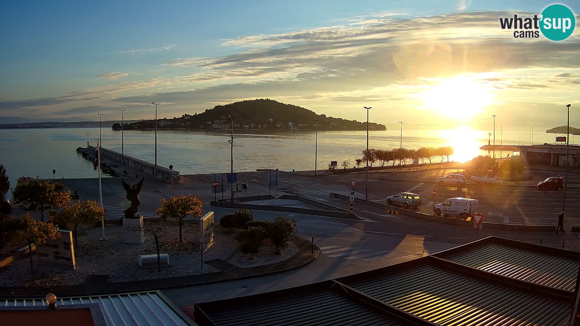 Web kamera Ugljan – Preko trajekt za Zadar