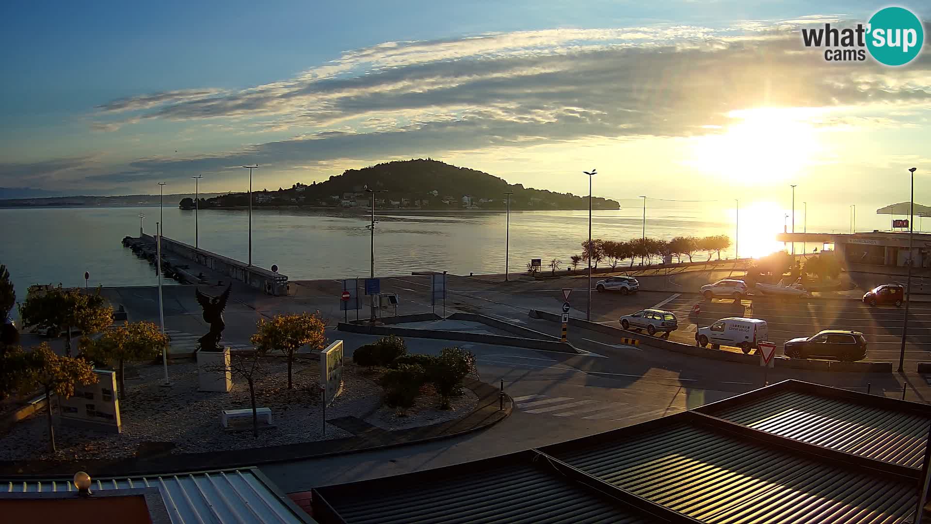 Web kamera Ugljan – Preko trajekt za Zadar