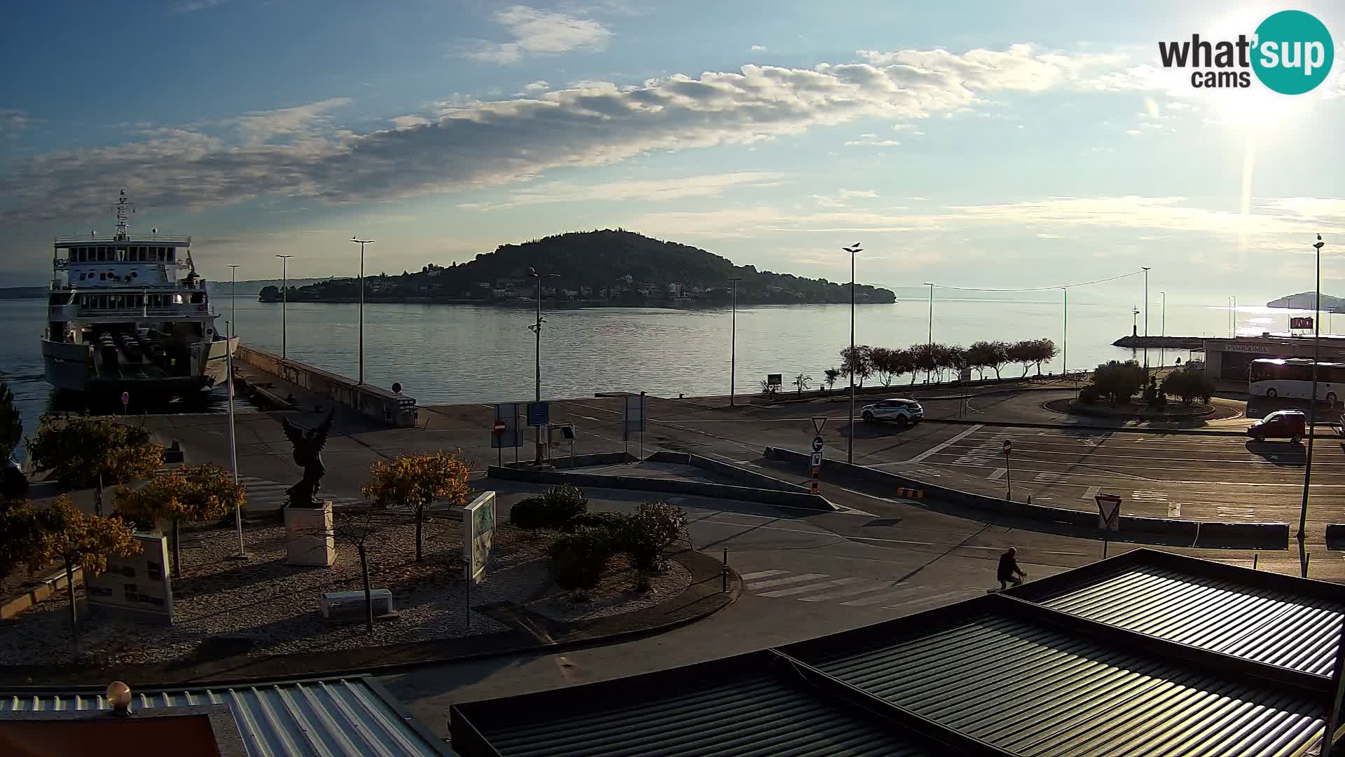 Webcam Ugliano – terminal traghetto da Preko a Zara