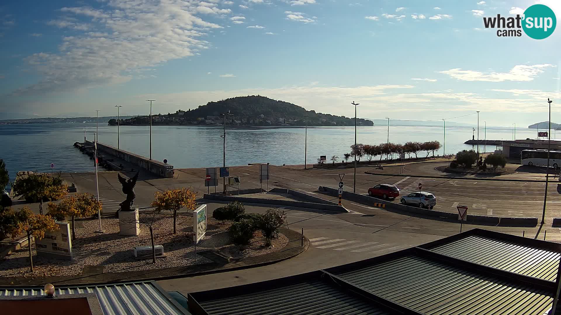 Webcam Ugliano – terminal traghetto da Preko a Zara