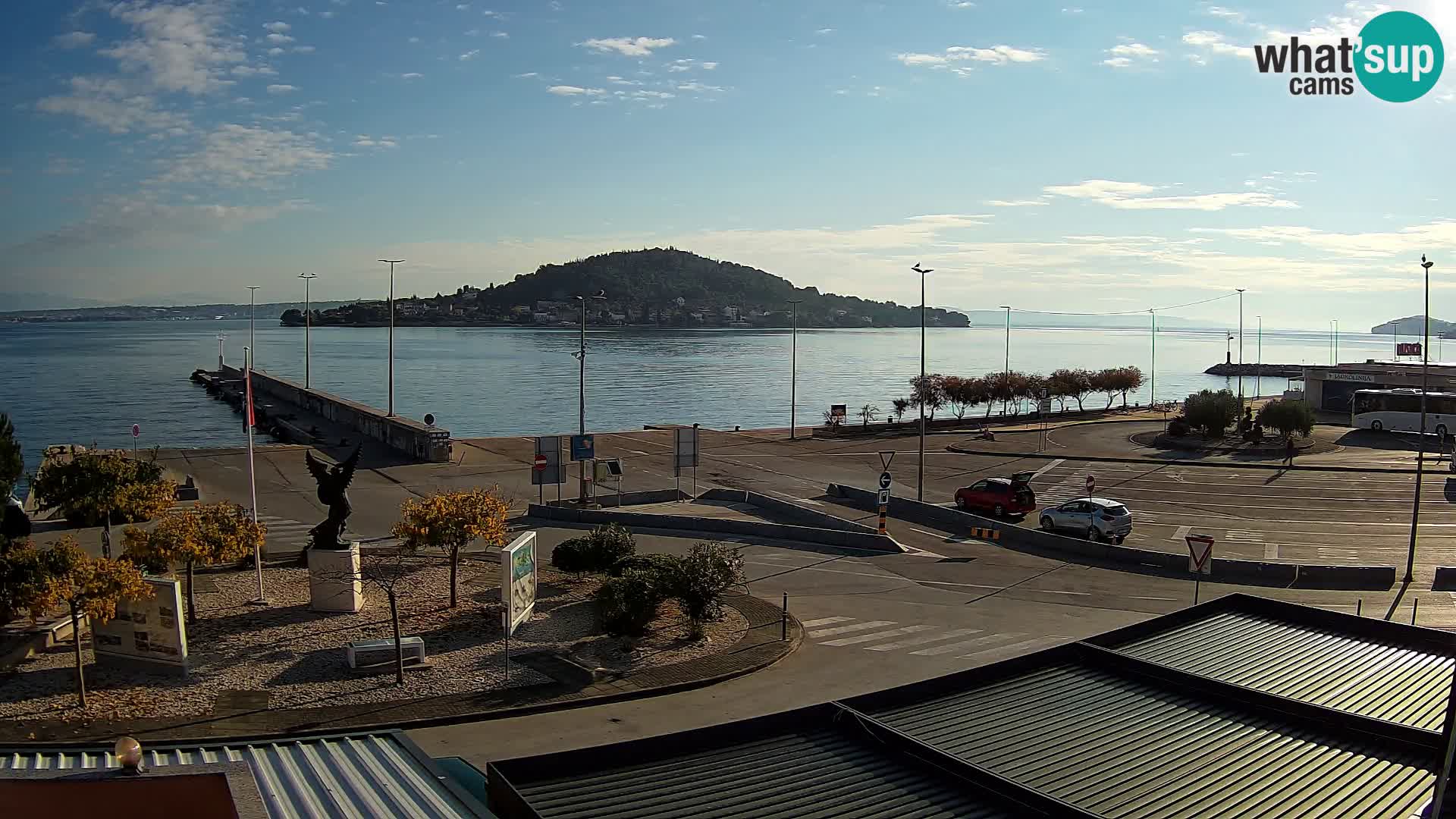 Web kamera Ugljan – Preko trajekt za Zadar