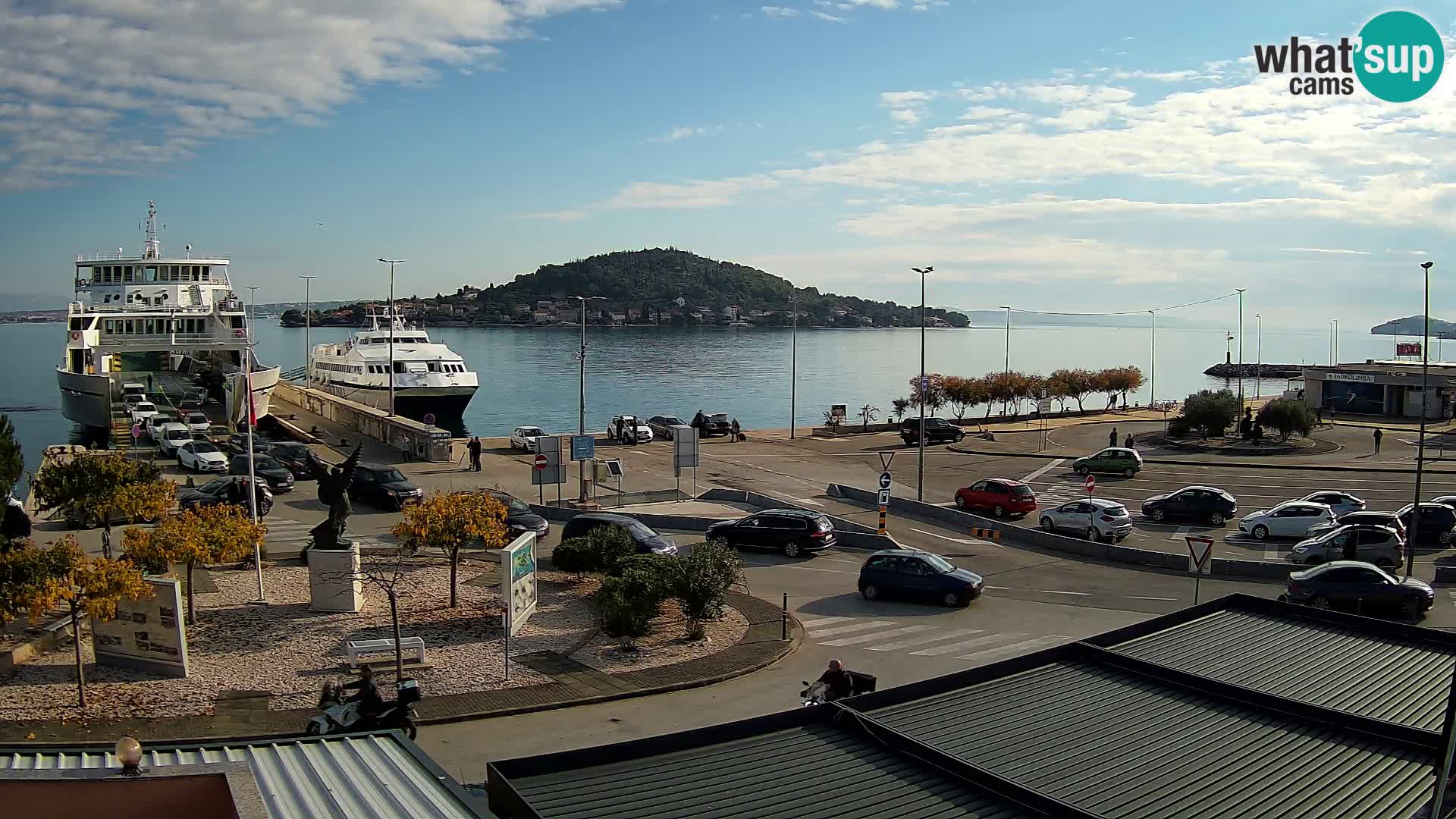 Web kamera Ugljan – Preko trajekt za Zadar