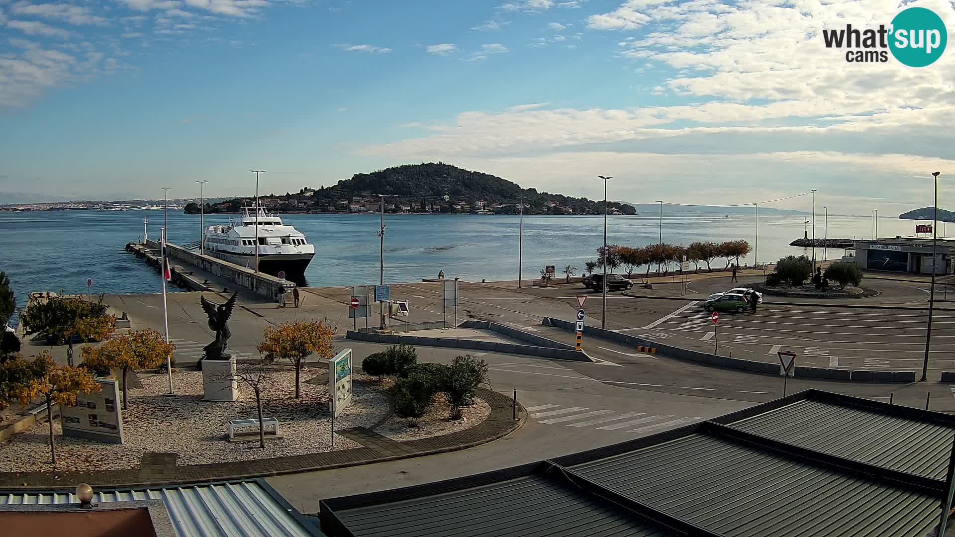 Spletna kamera Ugljan – trajekt Preko – Zadar