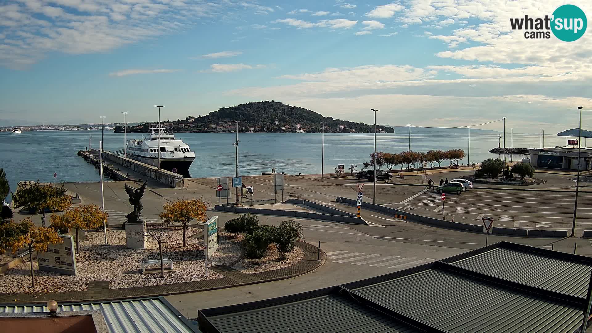 Web kamera Ugljan – Preko trajekt za Zadar