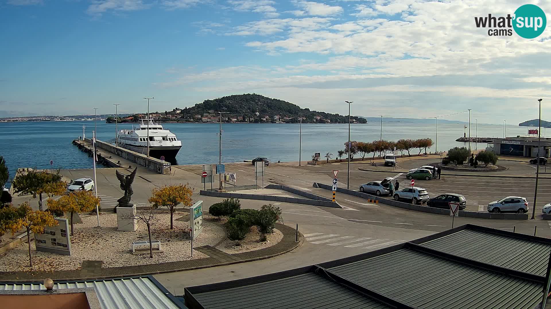 Webcam Ugljan – Preko Ferry to Zadar