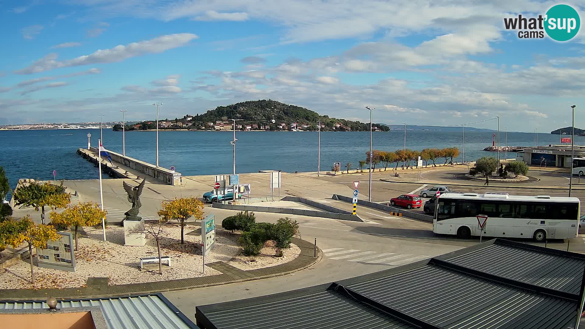 Spletna kamera Ugljan – trajekt Preko – Zadar