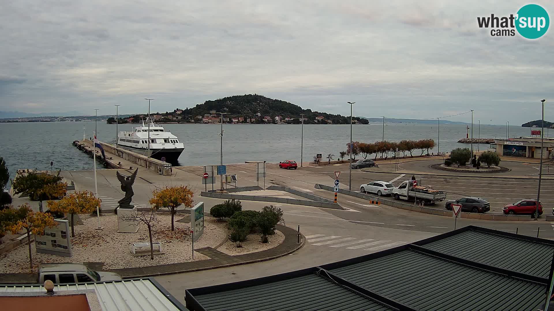 Spletna kamera Ugljan – trajekt Preko – Zadar