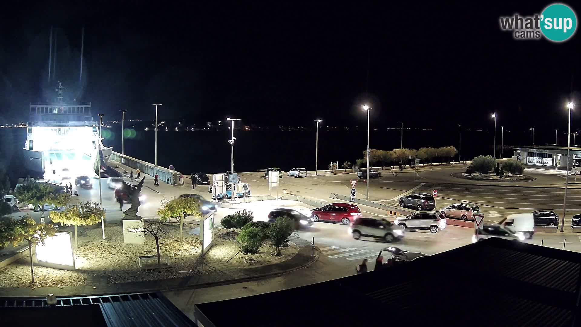 Spletna kamera Ugljan – trajekt Preko – Zadar