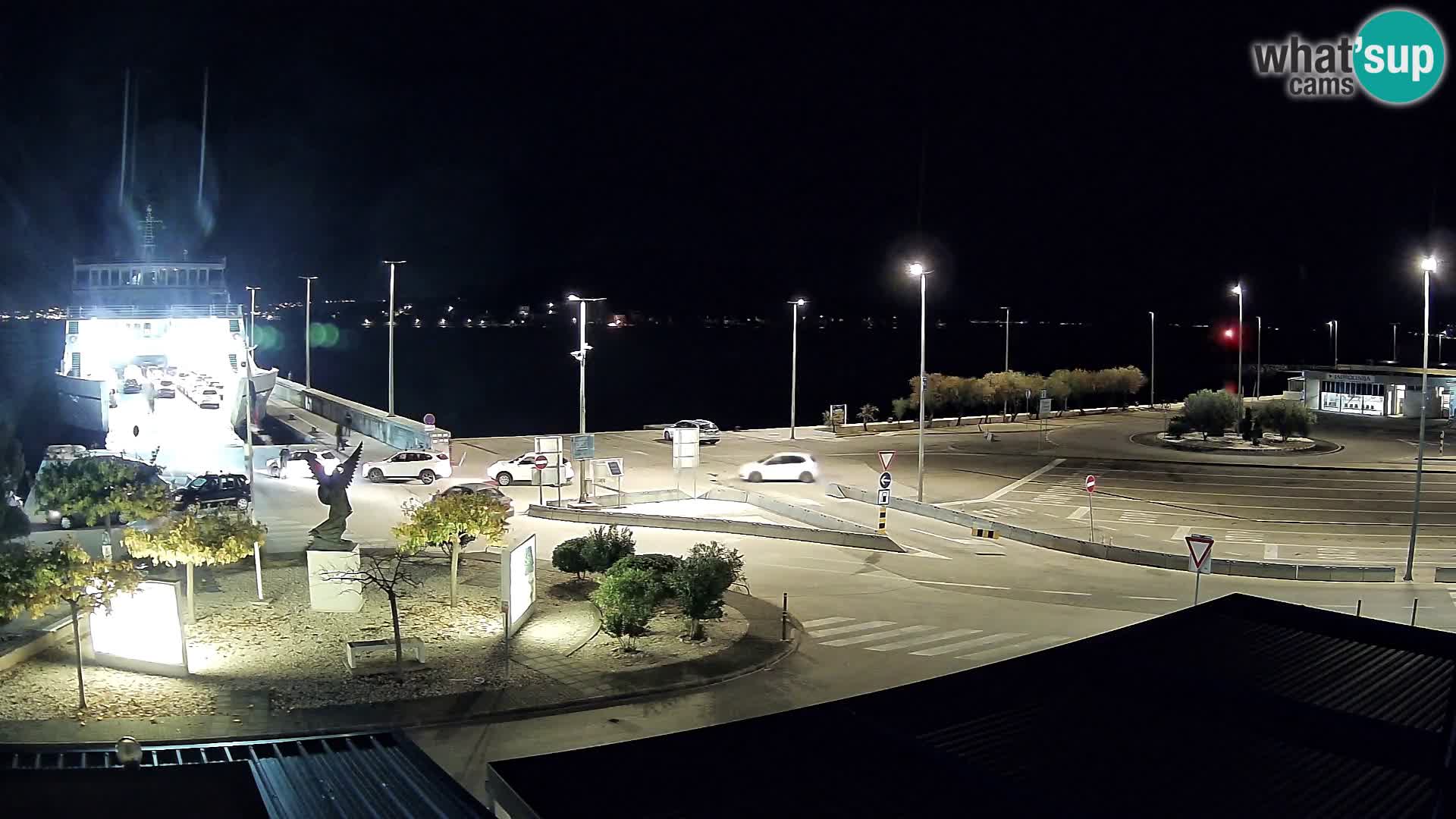 Web kamera Ugljan – Preko trajekt za Zadar