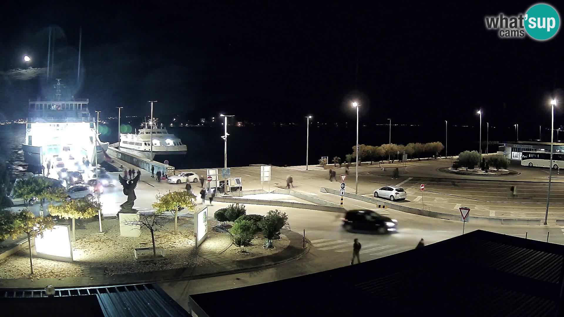 Spletna kamera Ugljan – trajekt Preko – Zadar