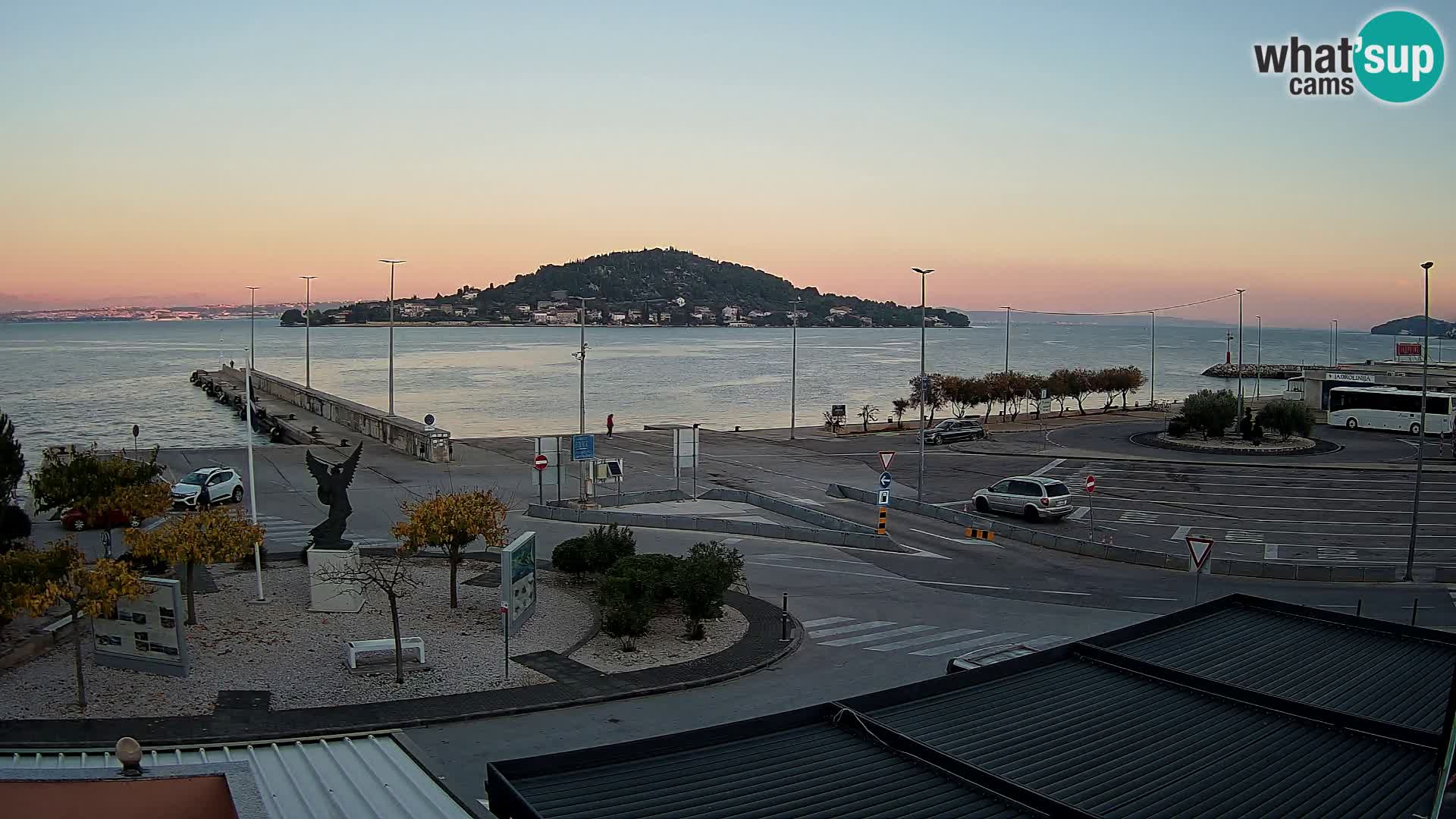 Webcam Ugliano – terminal traghetto da Preko a Zara