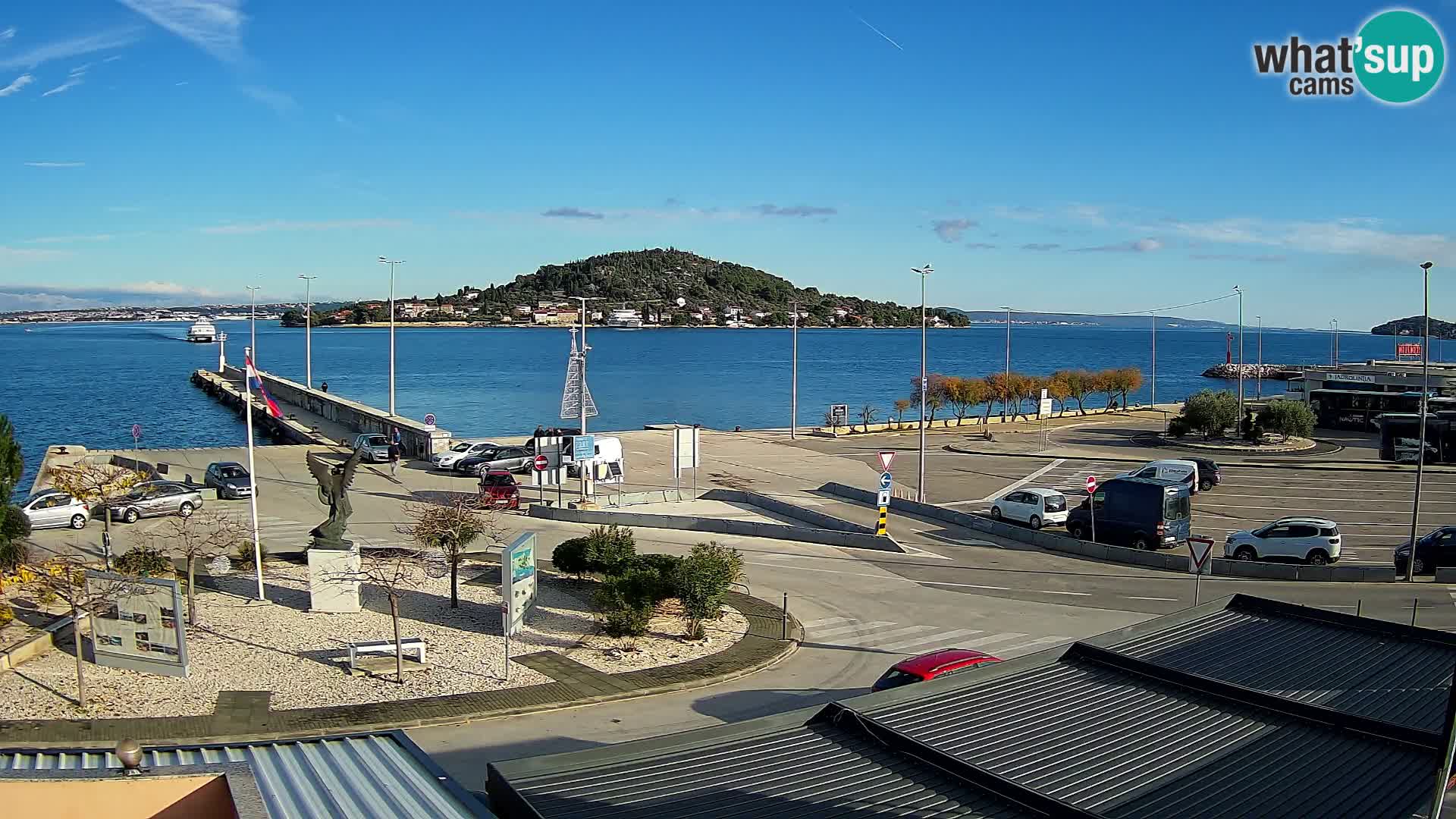 Web kamera Ugljan – Preko trajekt za Zadar