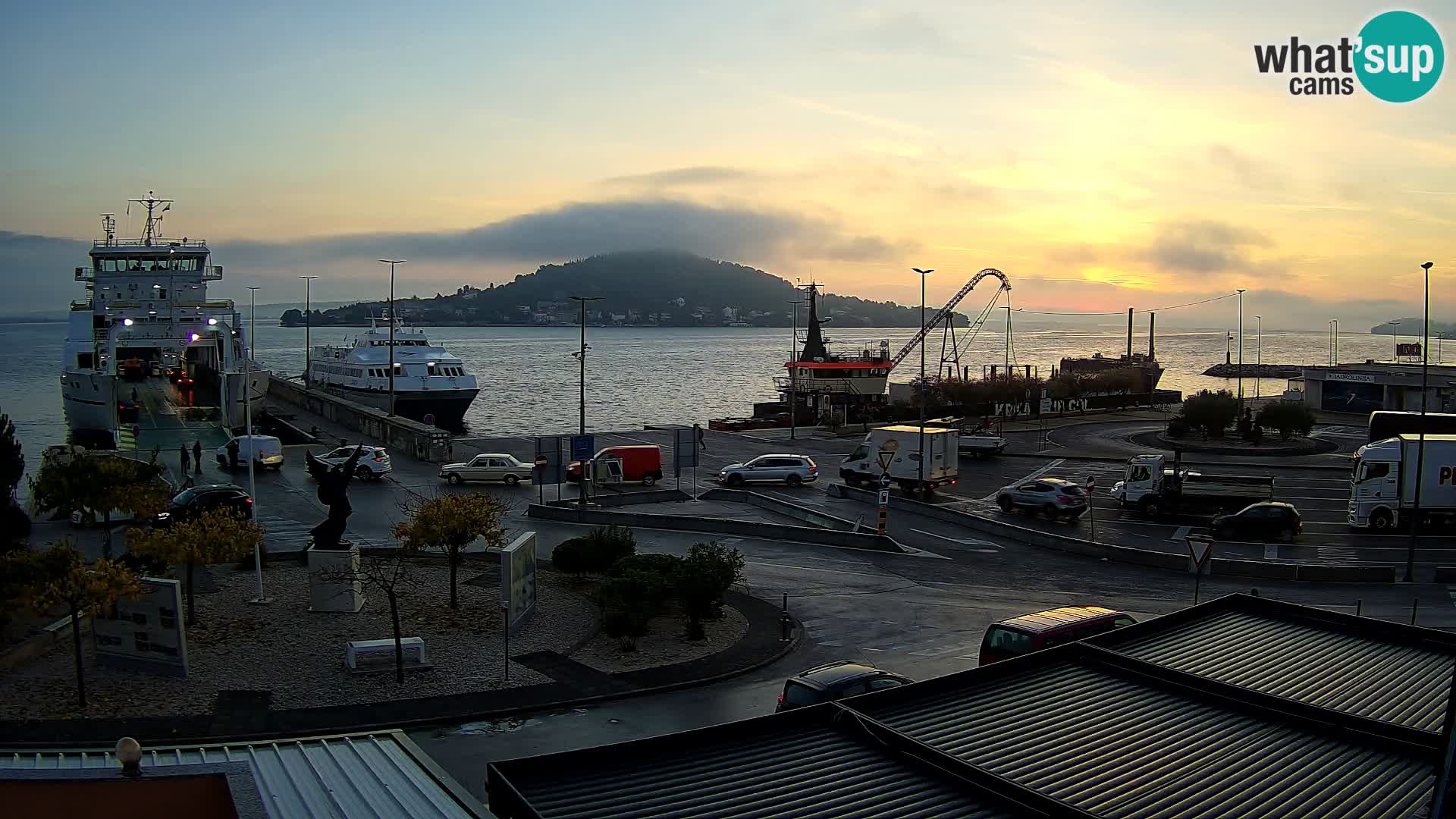 Web kamera Ugljan – Preko trajekt za Zadar