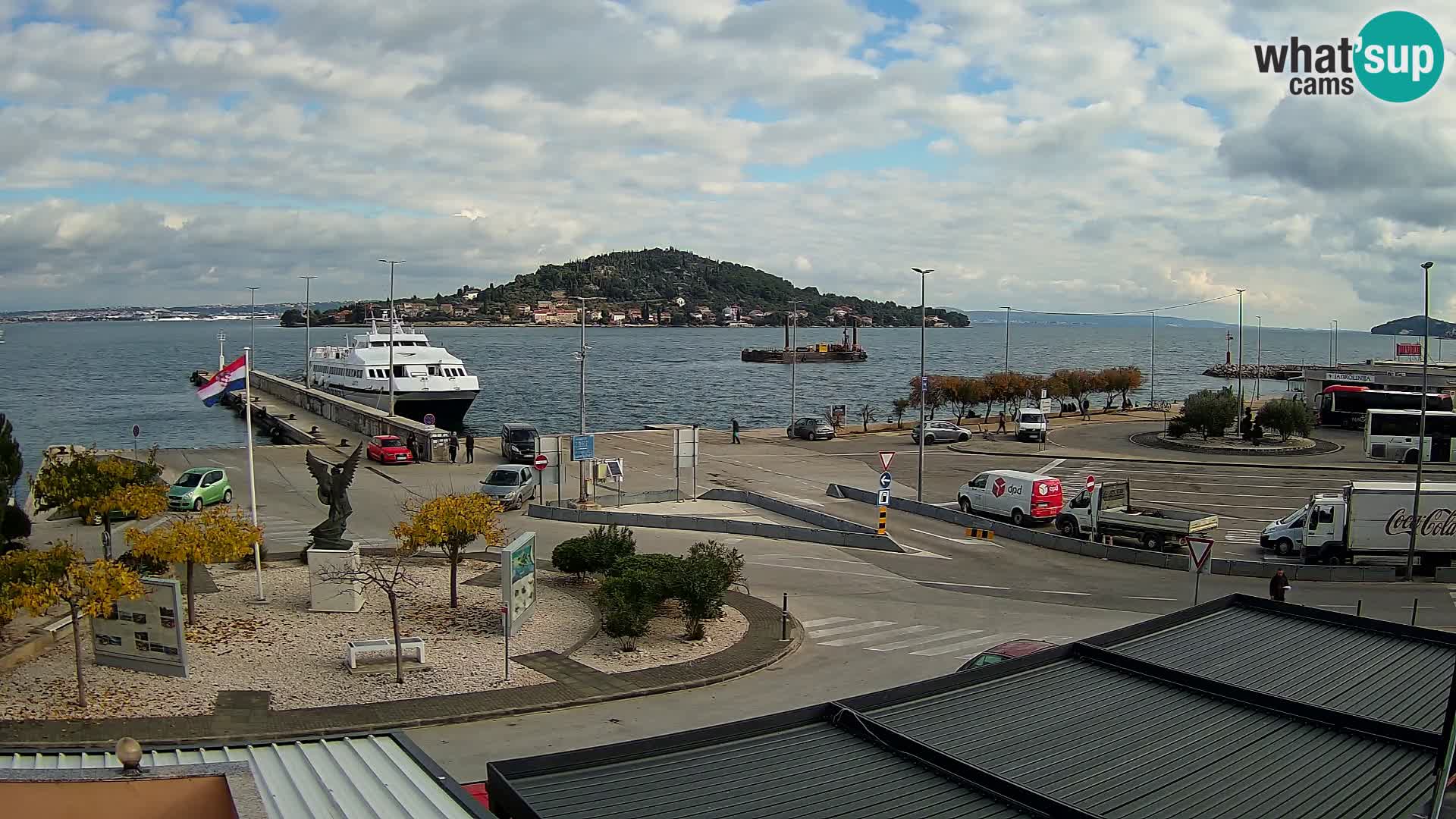 Webcam Ugljan – Preko Ferry to Zadar