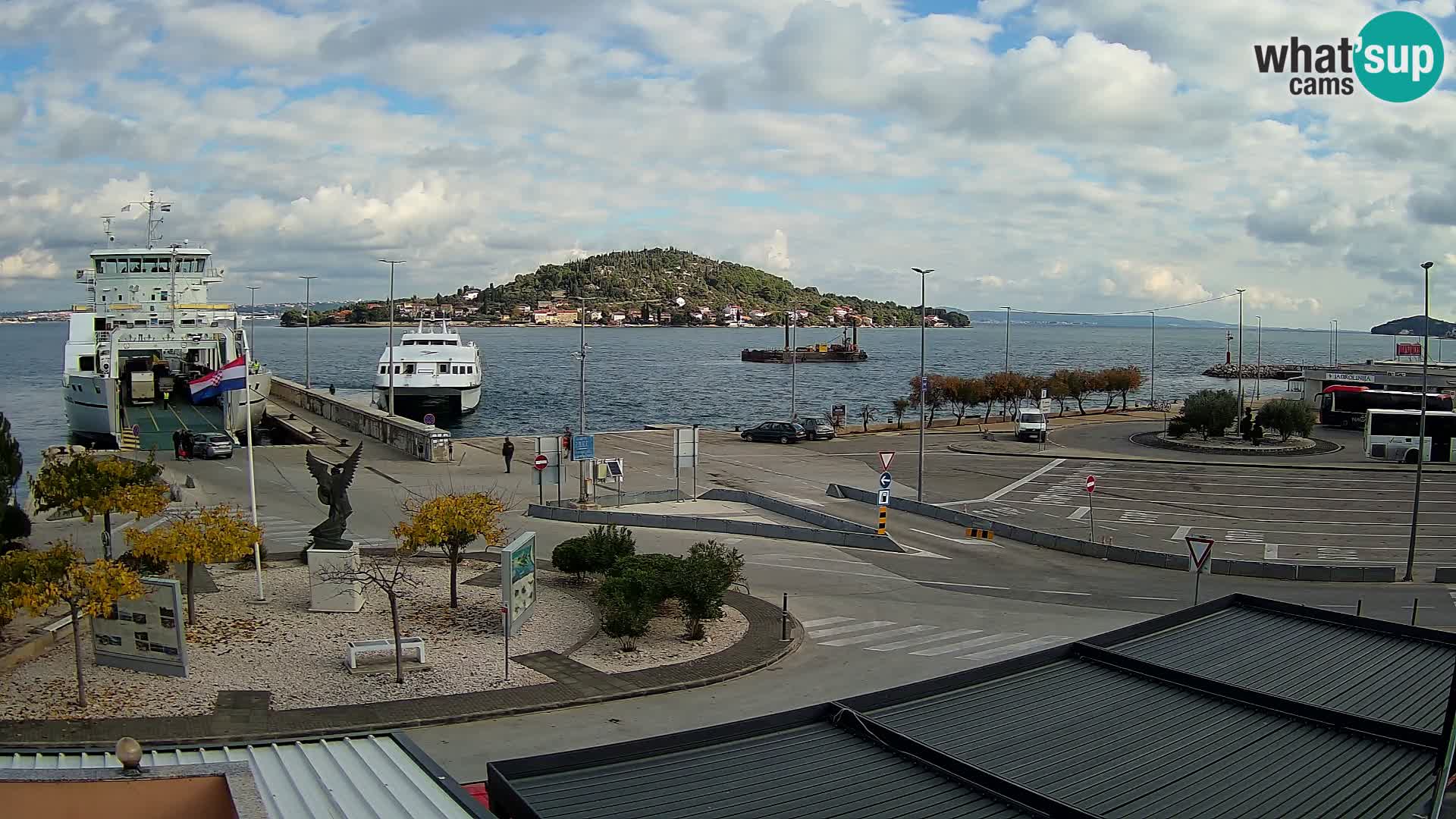 Webcam Ugljan – Preko Ferry to Zadar
