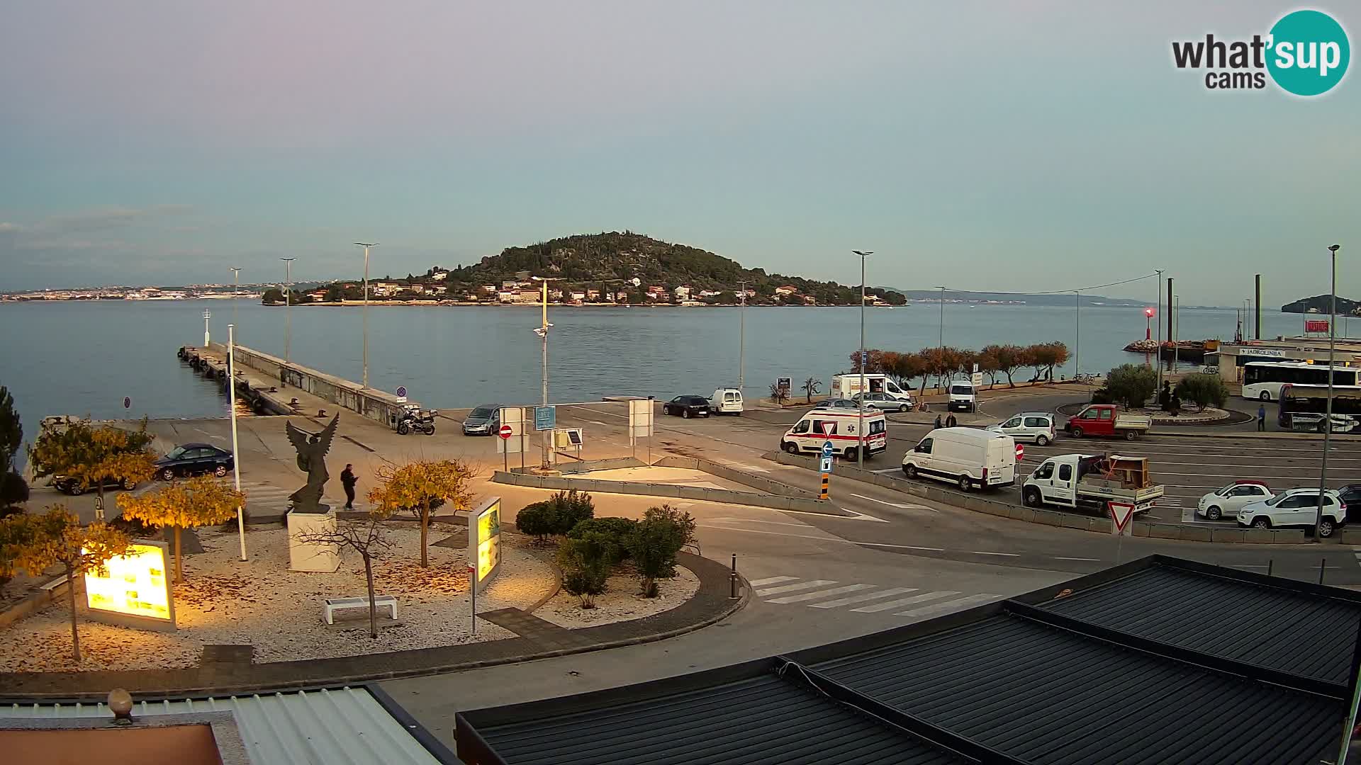 Web kamera Ugljan – Preko trajekt za Zadar
