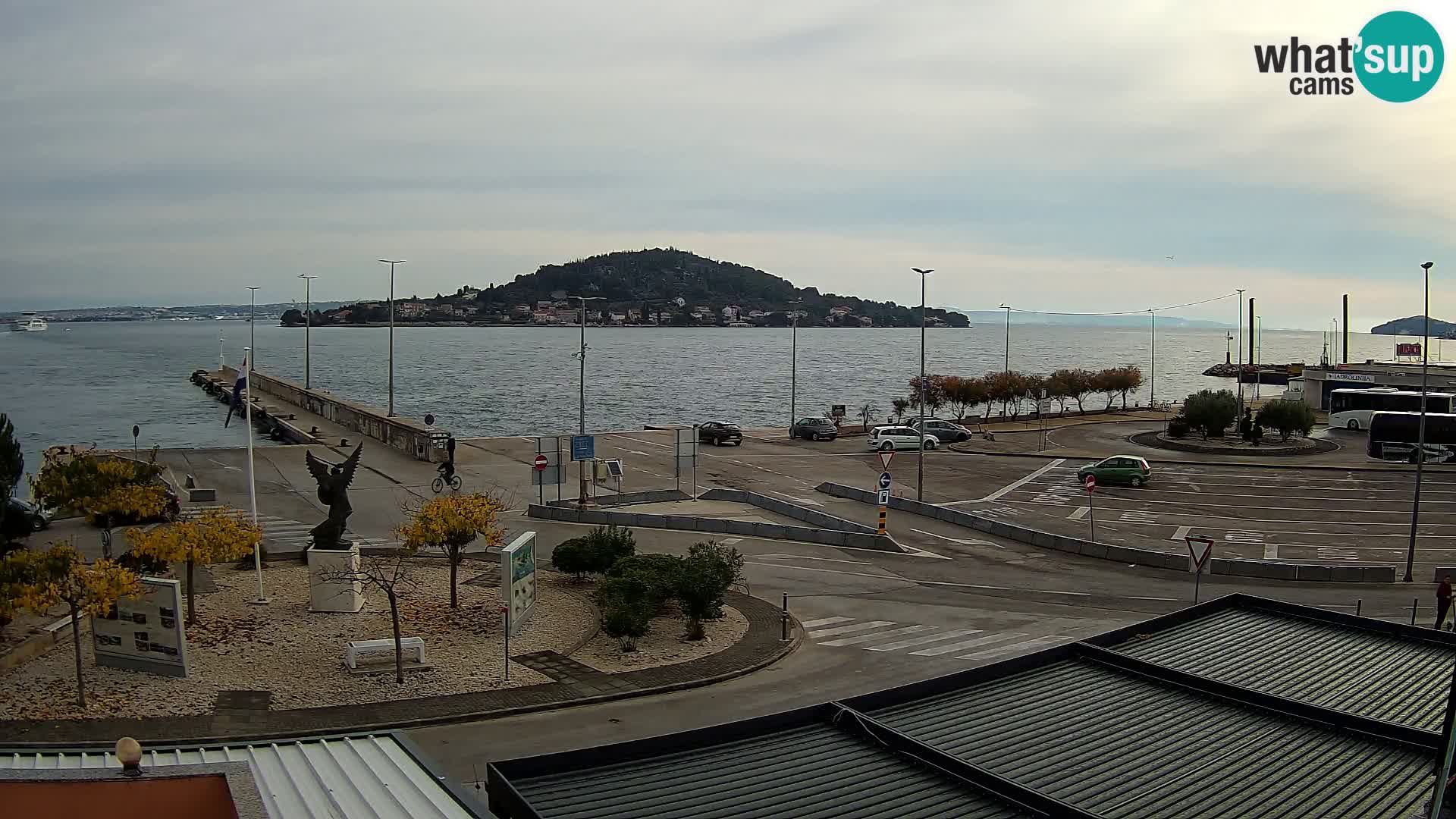 Webcam Ugliano – terminal traghetto da Preko a Zara