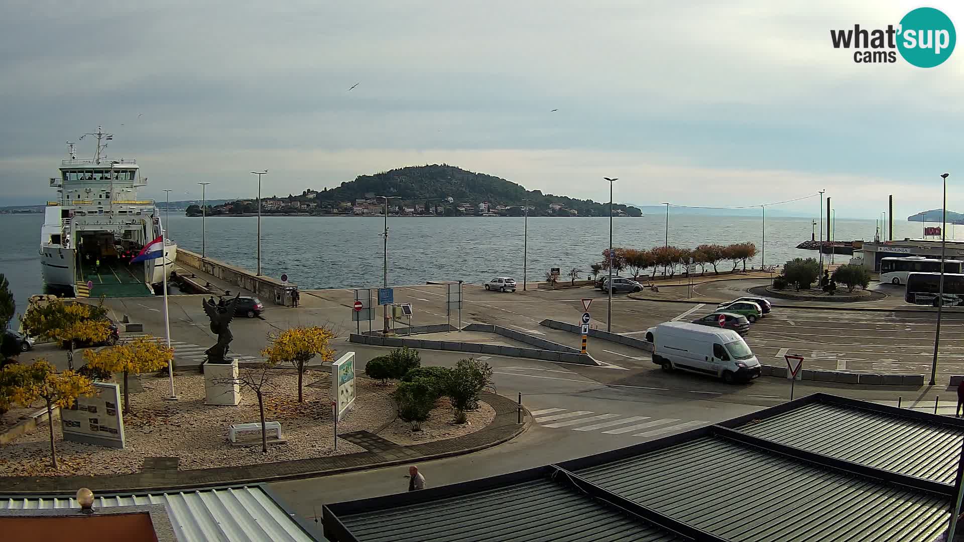 Spletna kamera Ugljan – trajekt Preko – Zadar