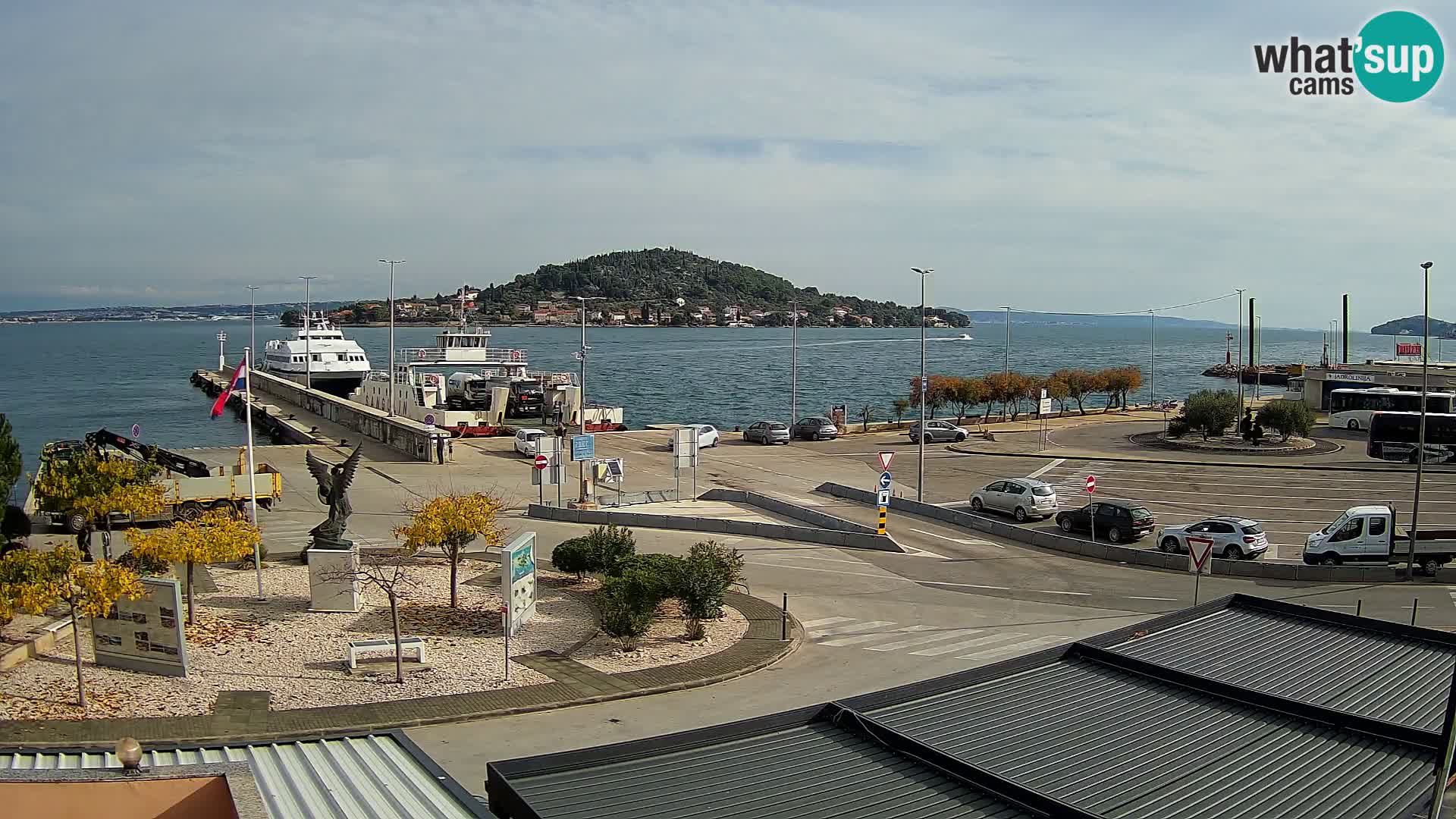Webcam Ugliano – terminal traghetto da Preko a Zara