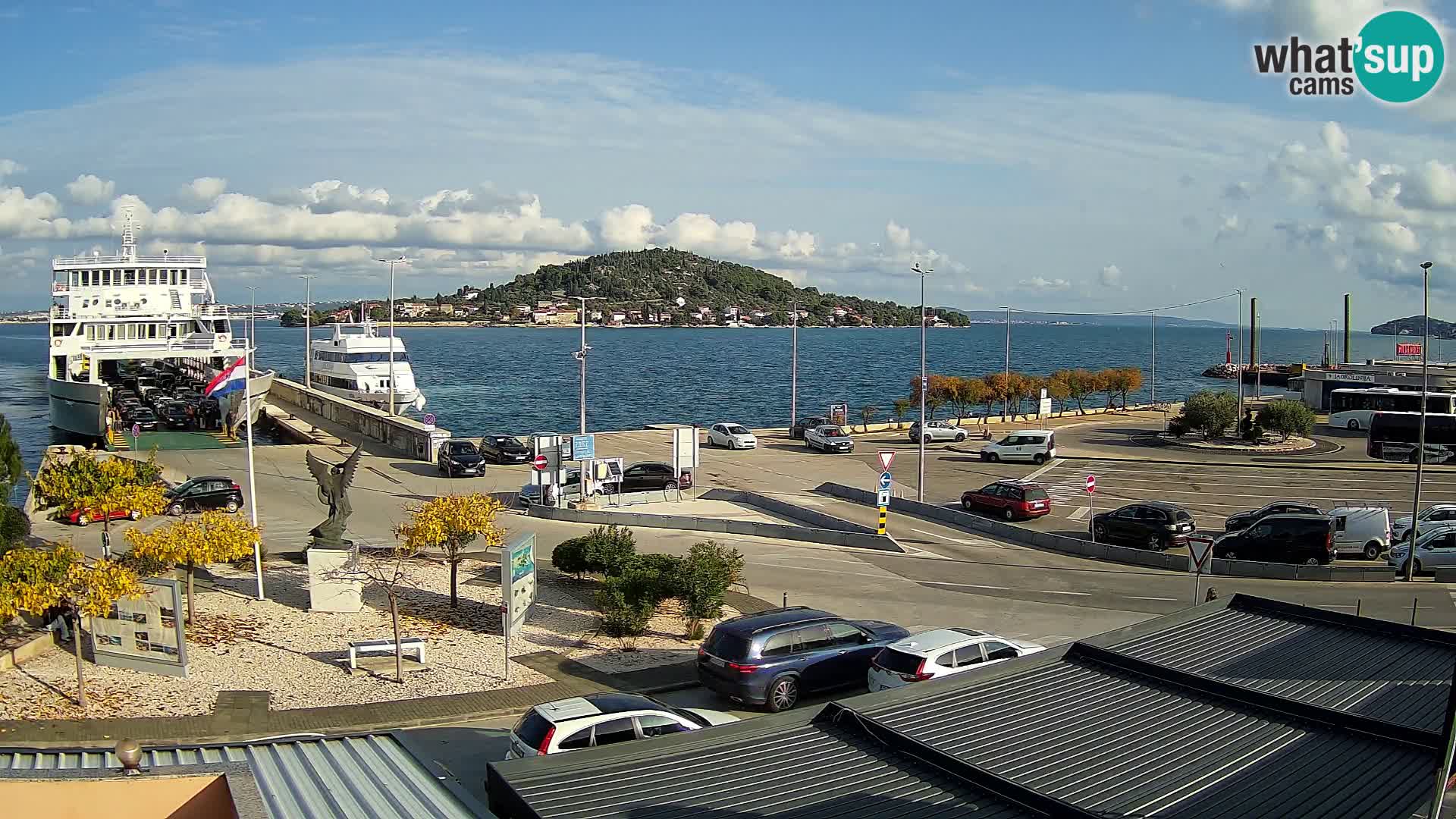 Spletna kamera Ugljan – trajekt Preko – Zadar