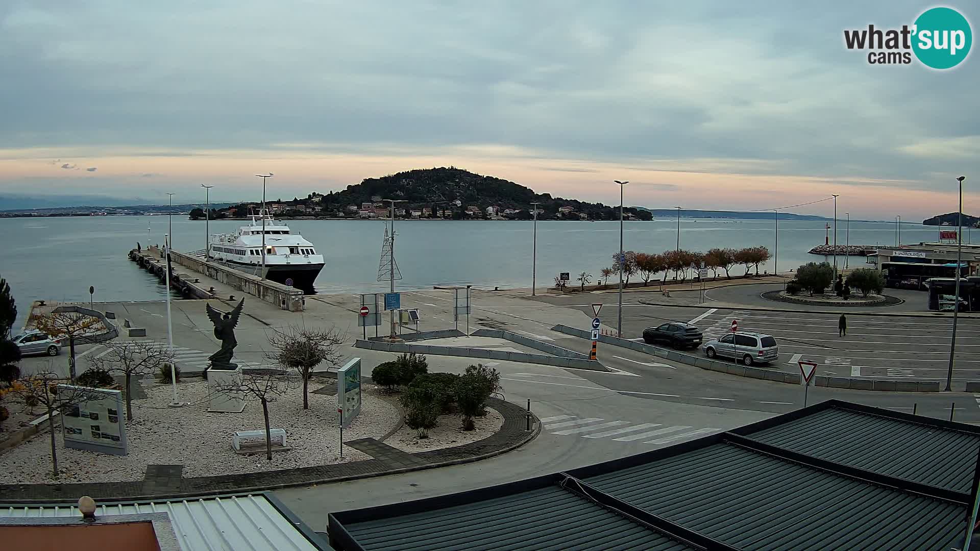 Webcam Ugliano – terminal traghetto da Preko a Zara