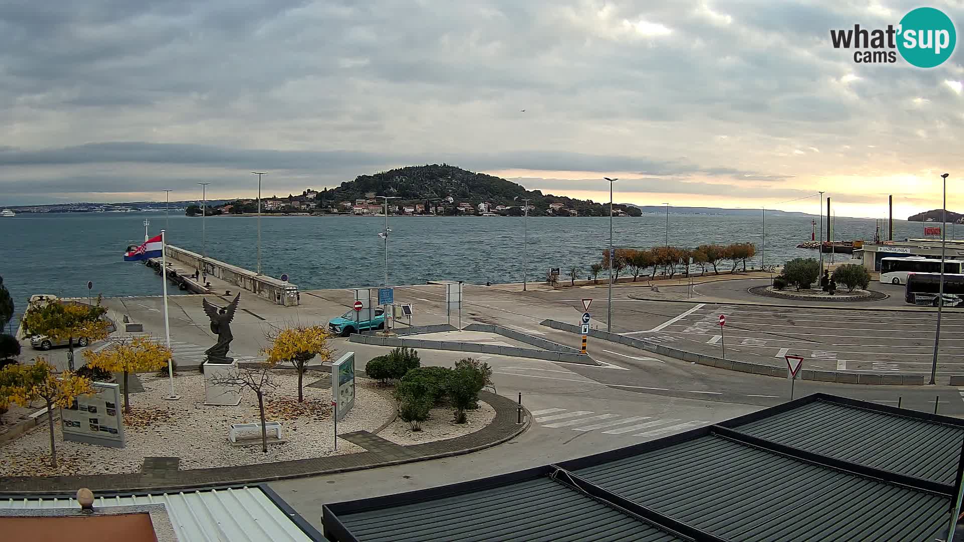 Web kamera Ugljan – Preko trajekt za Zadar