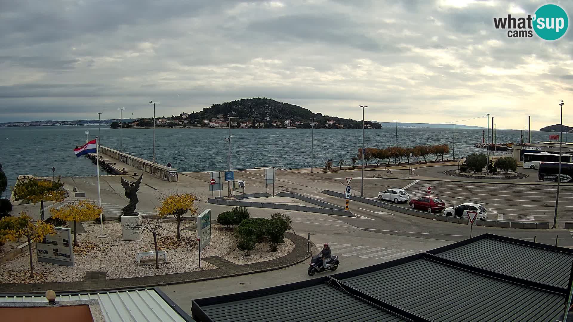 Webcam Ugliano – terminal traghetto da Preko a Zara