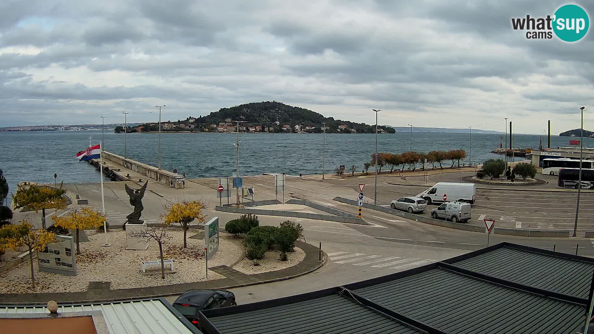 Web kamera Ugljan – Preko trajekt za Zadar