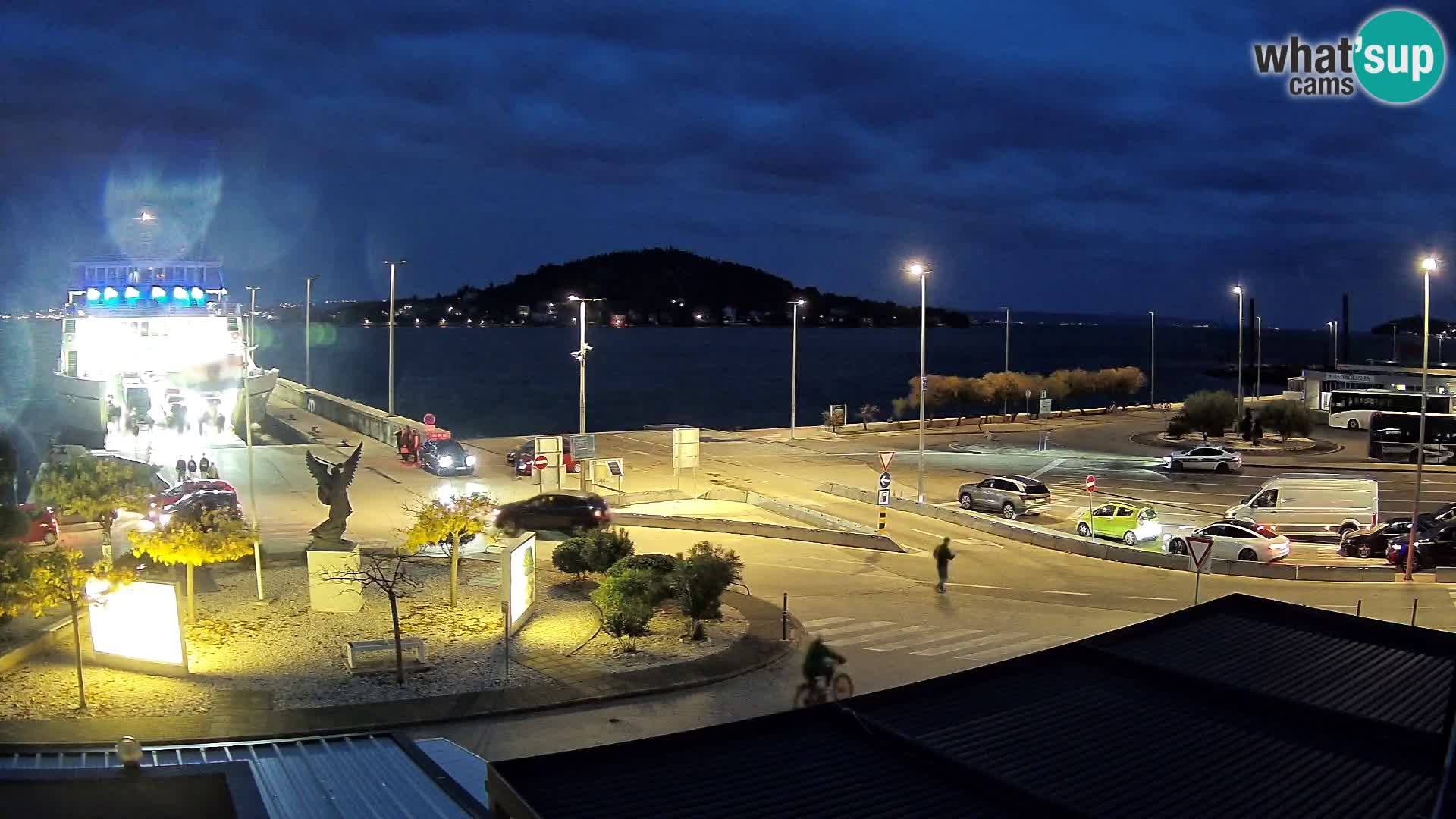 Webcam Ugliano – terminal traghetto da Preko a Zara