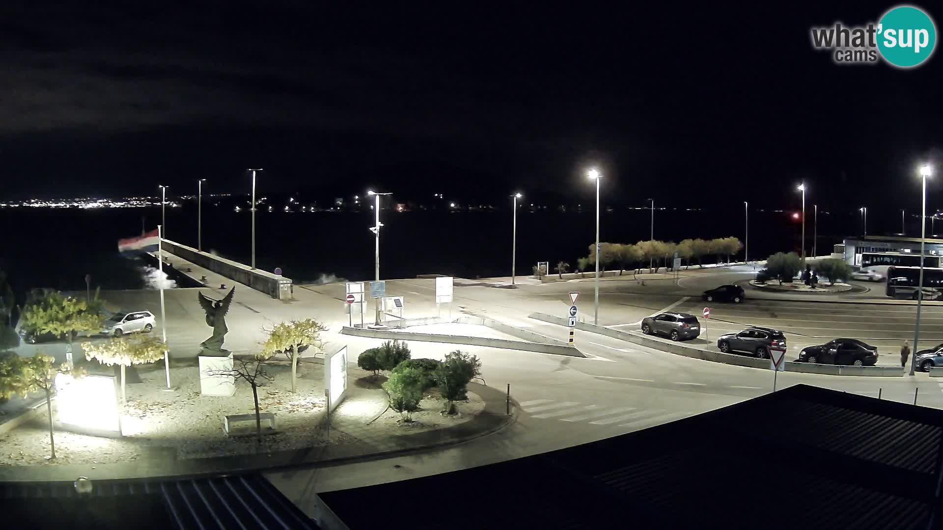 Webcam Ugliano – terminal traghetto da Preko a Zara