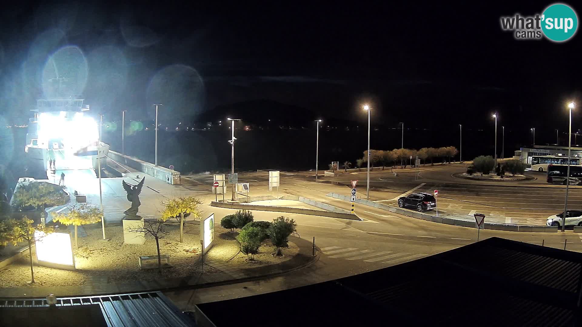 Spletna kamera Ugljan – trajekt Preko – Zadar