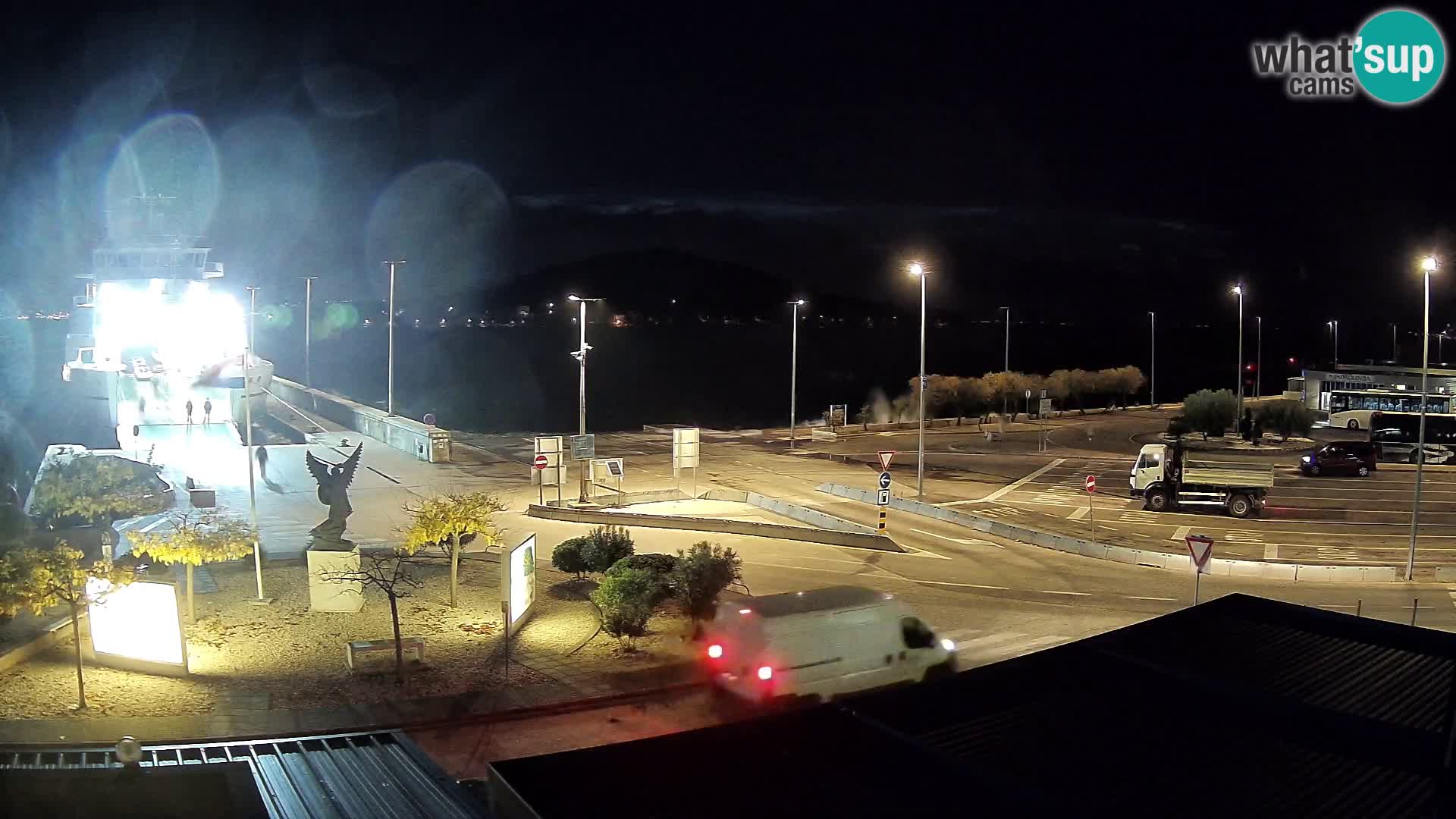 Webcam Ugliano – terminal traghetto da Preko a Zara