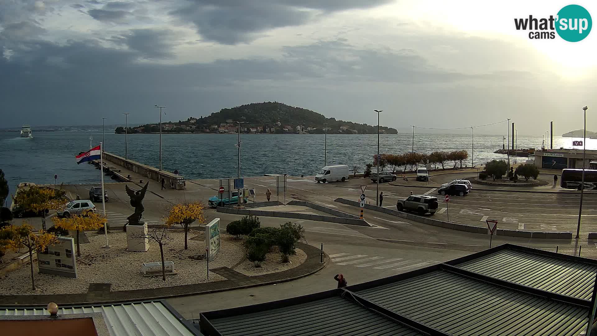 Webcam Ugliano – terminal traghetto da Preko a Zara