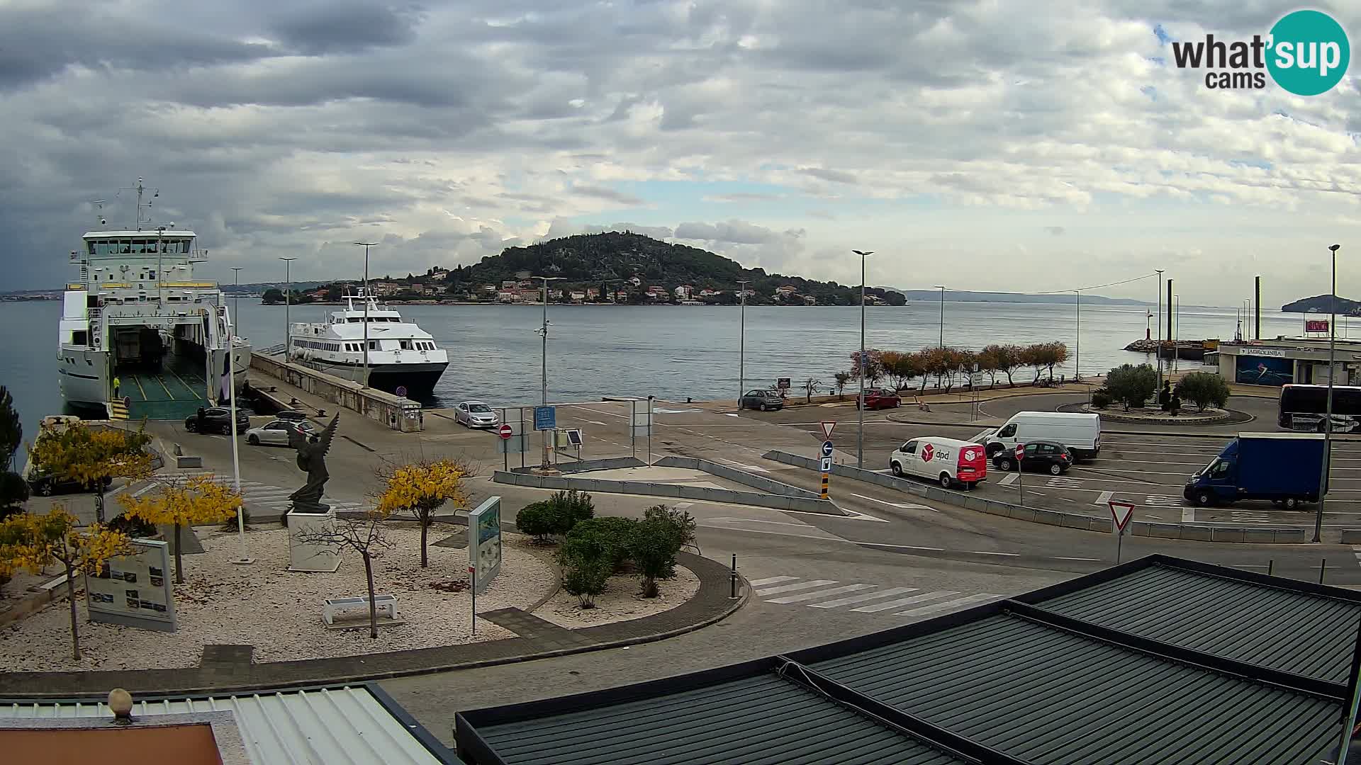 Webcam Ugliano – terminal traghetto da Preko a Zara