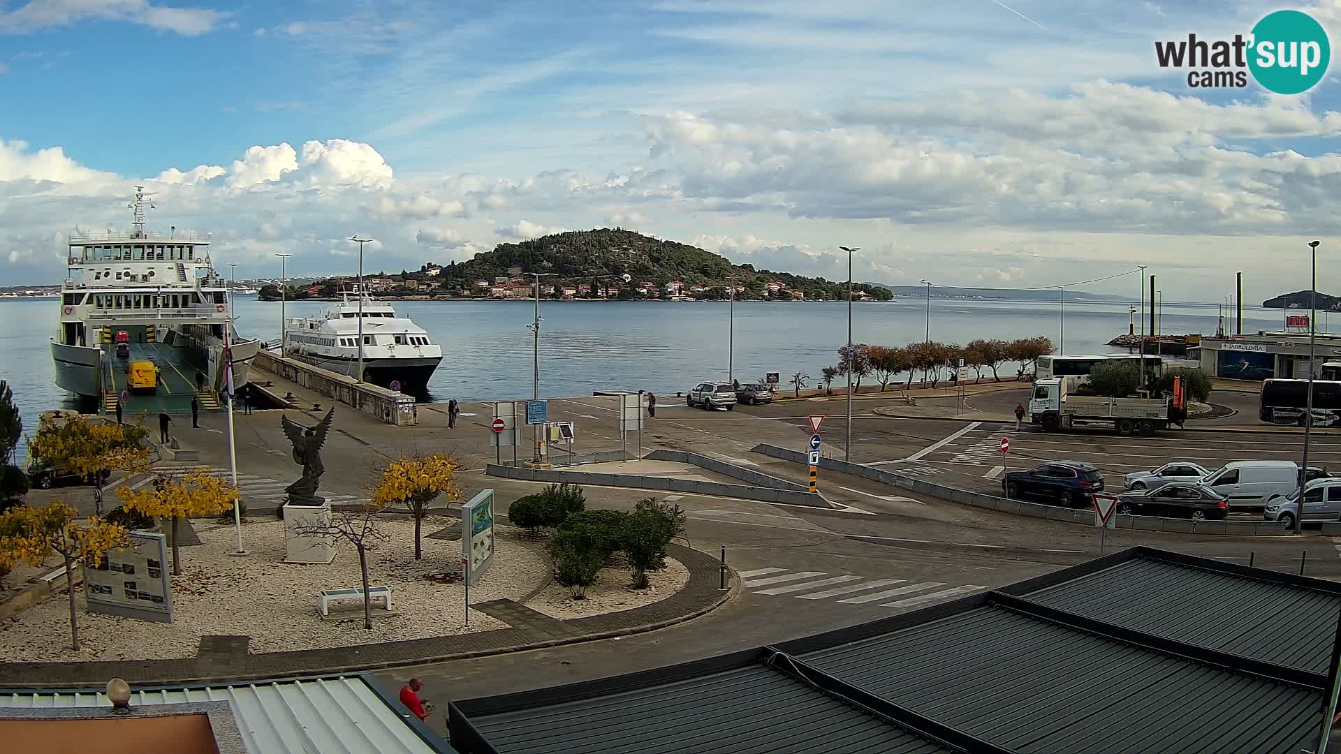 Webcam Ugliano – terminal traghetto da Preko a Zara