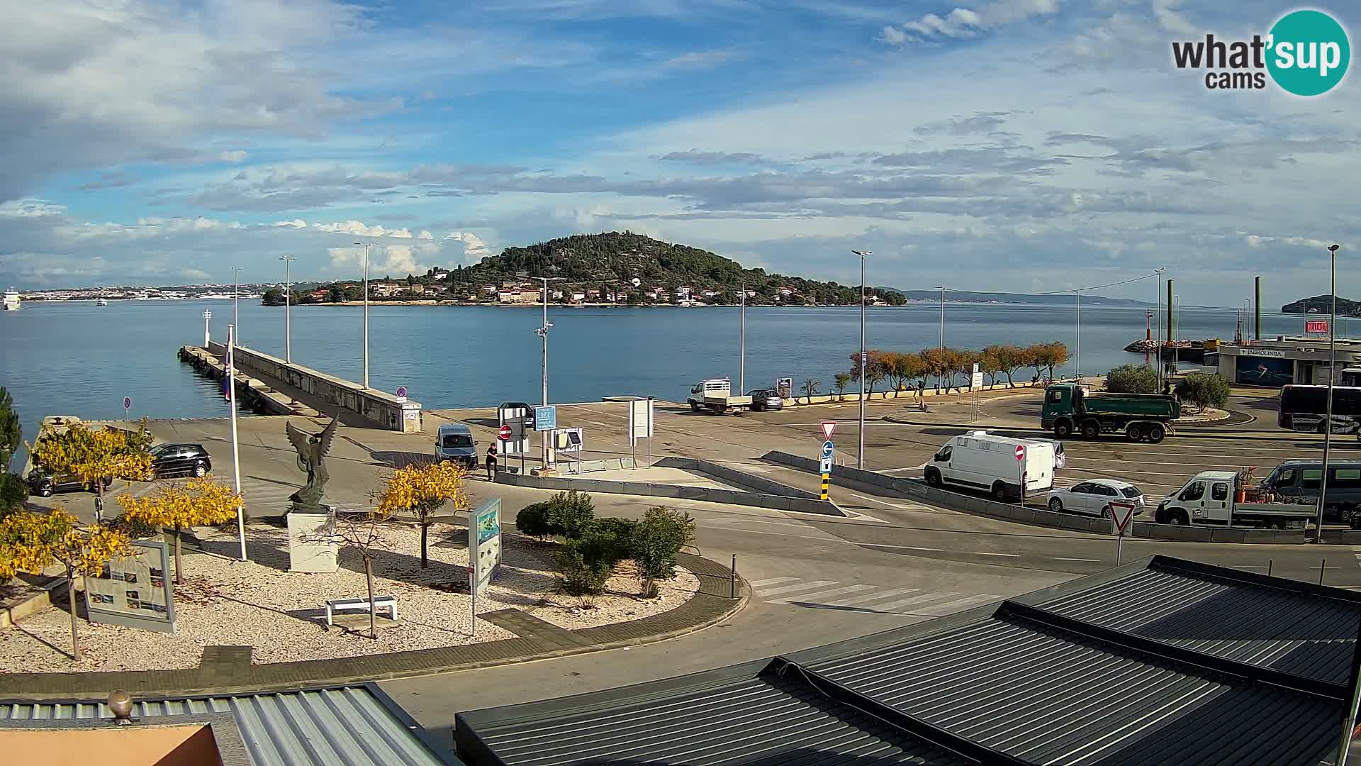Web kamera Ugljan – Preko trajekt za Zadar