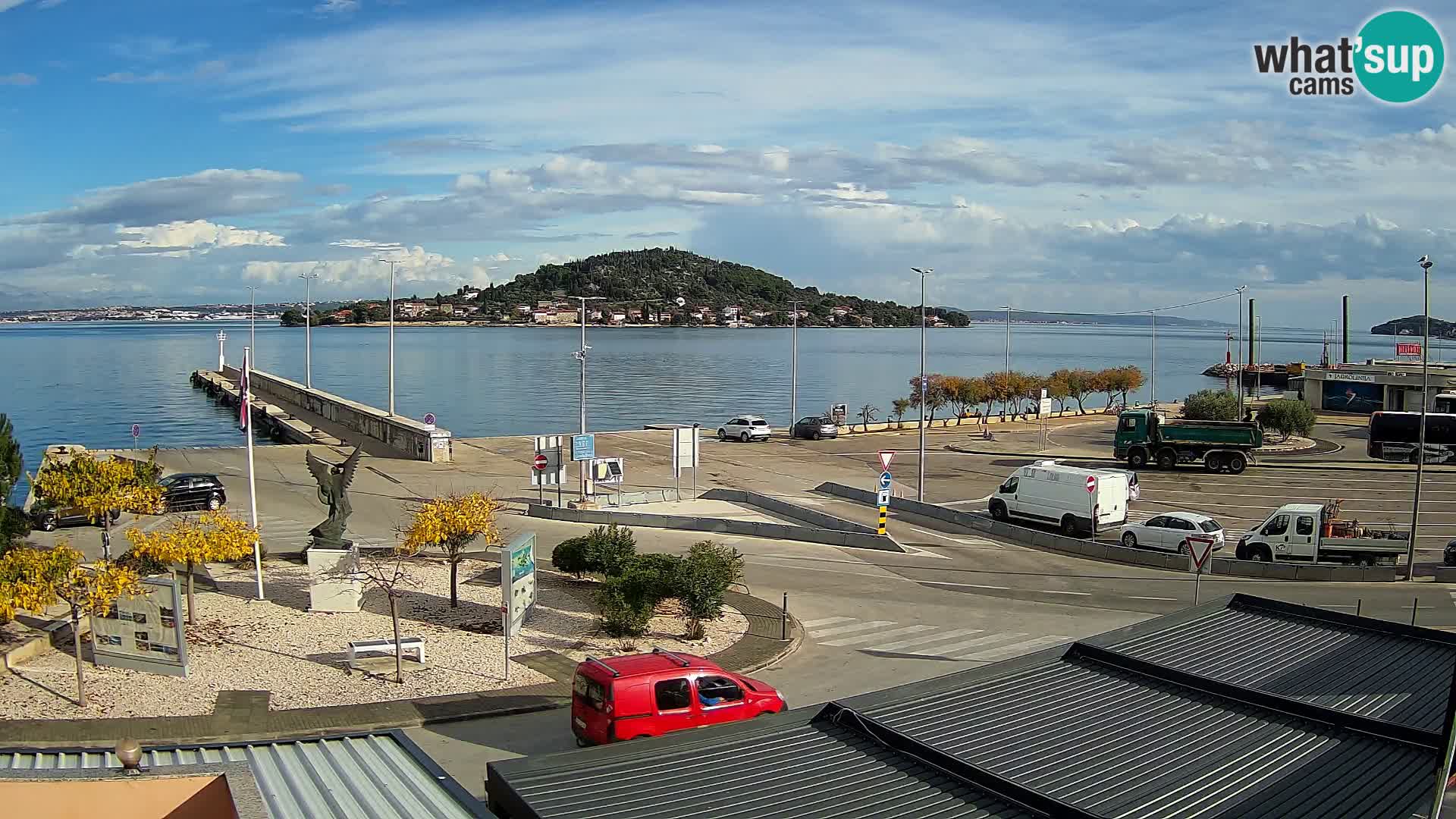 Web kamera Ugljan – Preko trajekt za Zadar