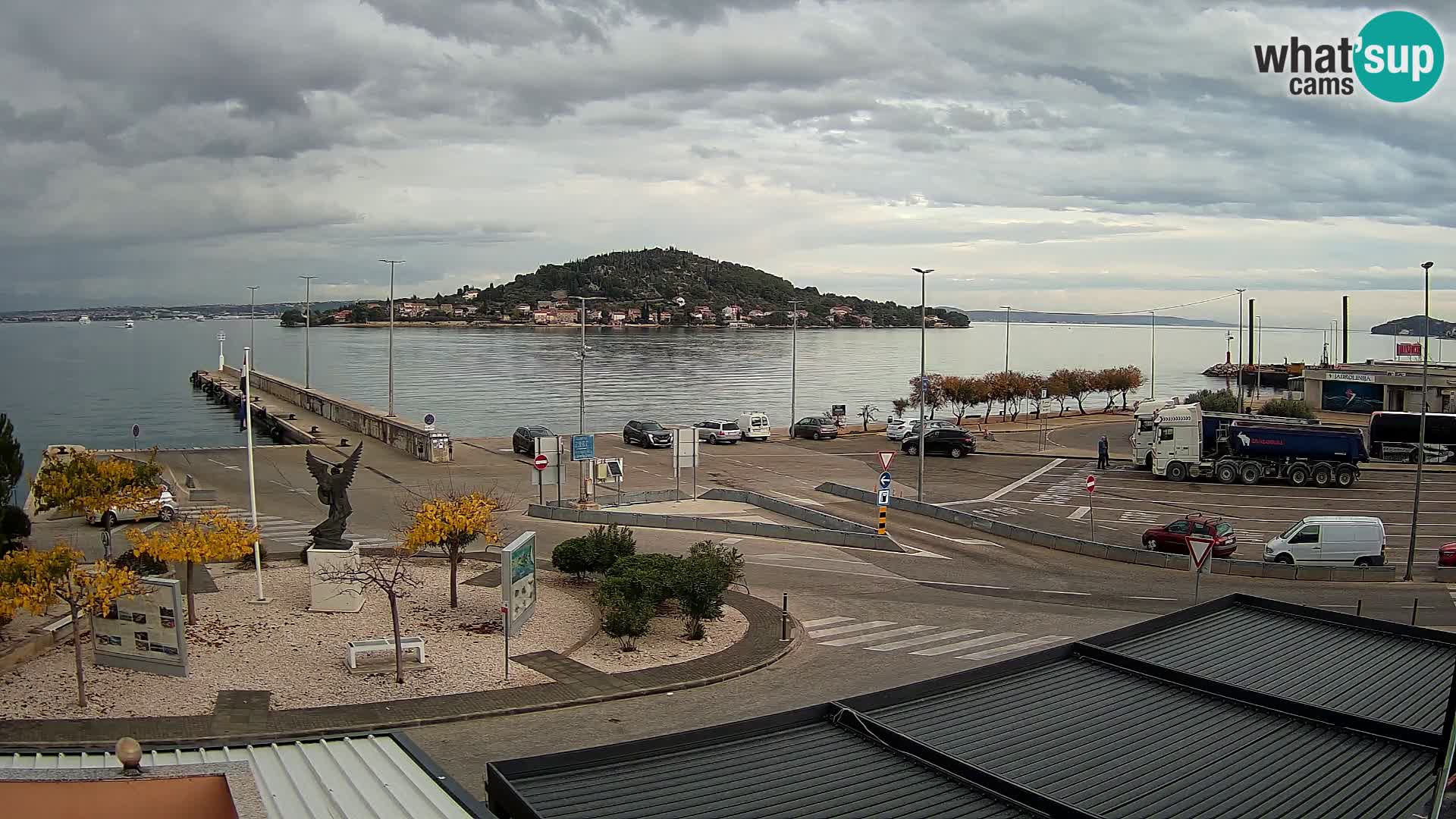 Web kamera Ugljan – Preko trajekt za Zadar