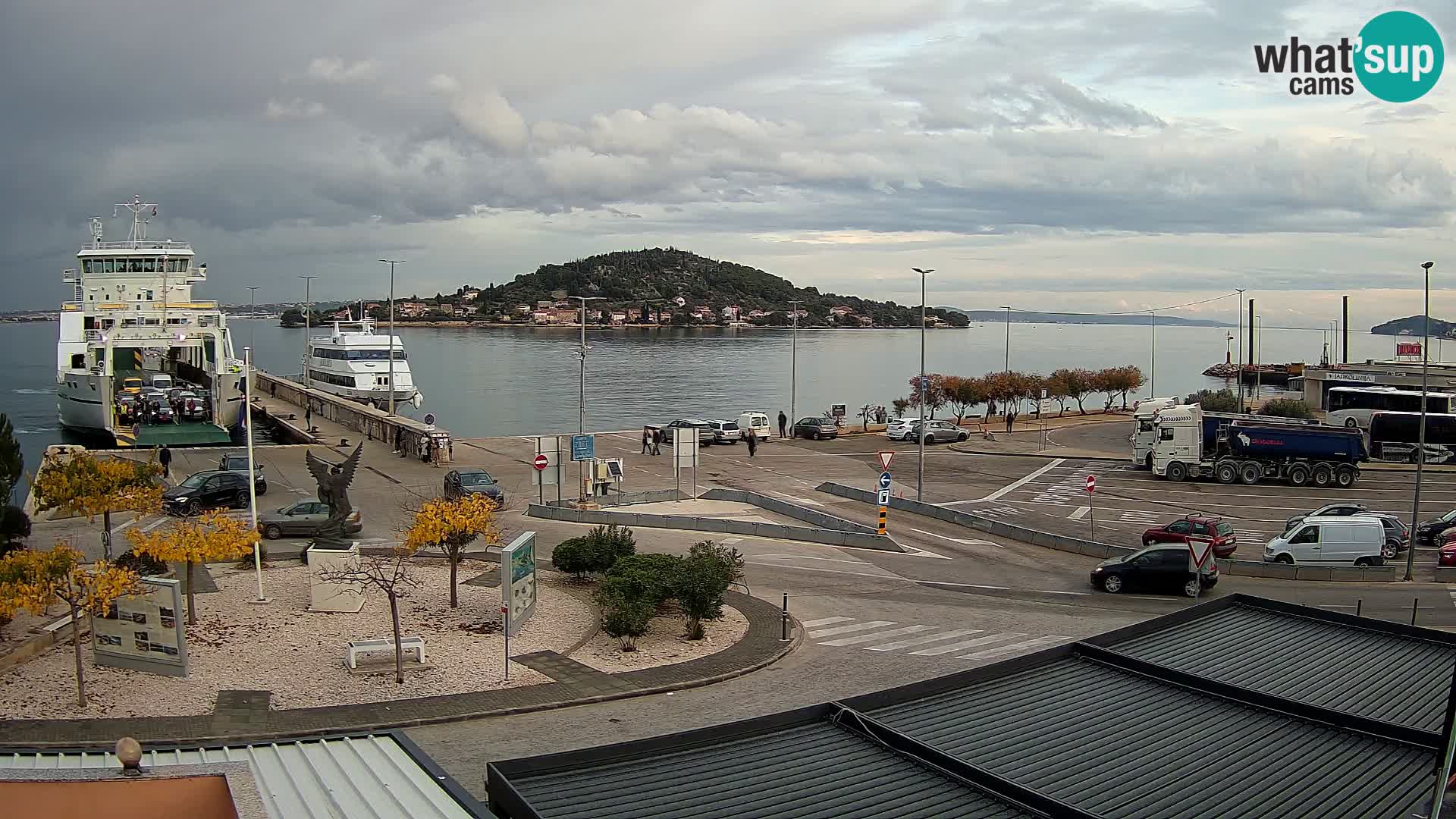 Web kamera Ugljan – Preko trajekt za Zadar