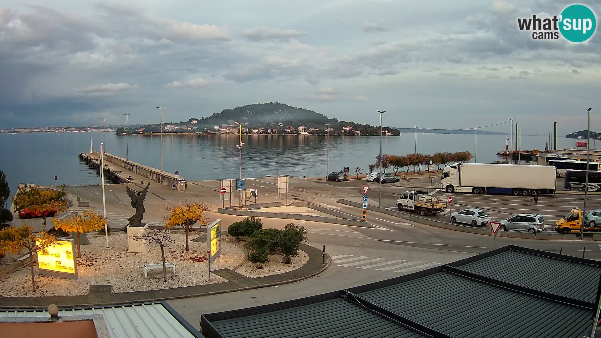 Webcam Ugliano – terminal traghetto da Preko a Zara