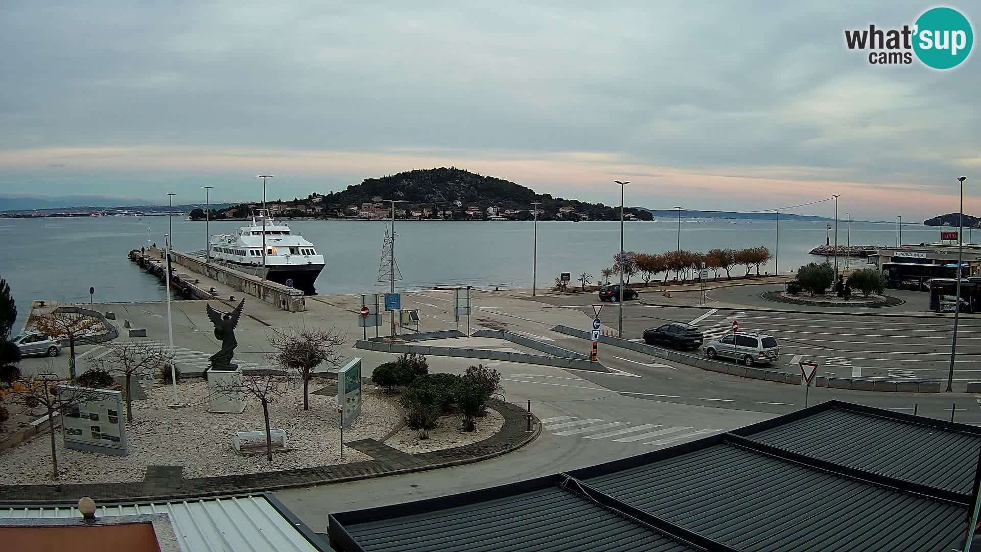 Webcam Ugljan – Preko Ferry to Zadar