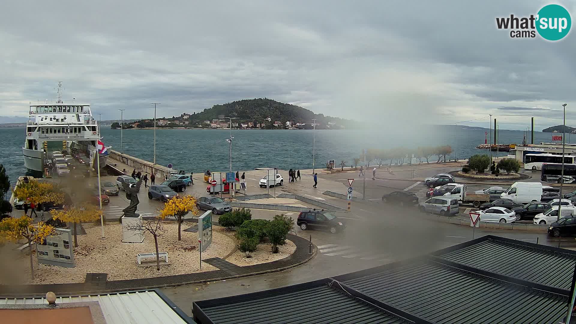 Webcam Ugliano – terminal traghetto da Preko a Zara