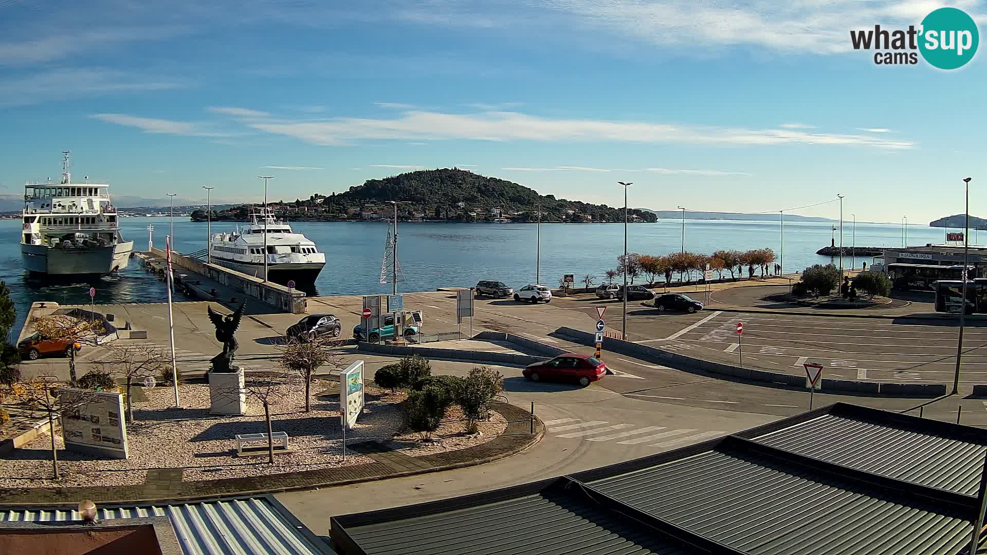 Webcam Ugljan – Preko Ferry to Zadar