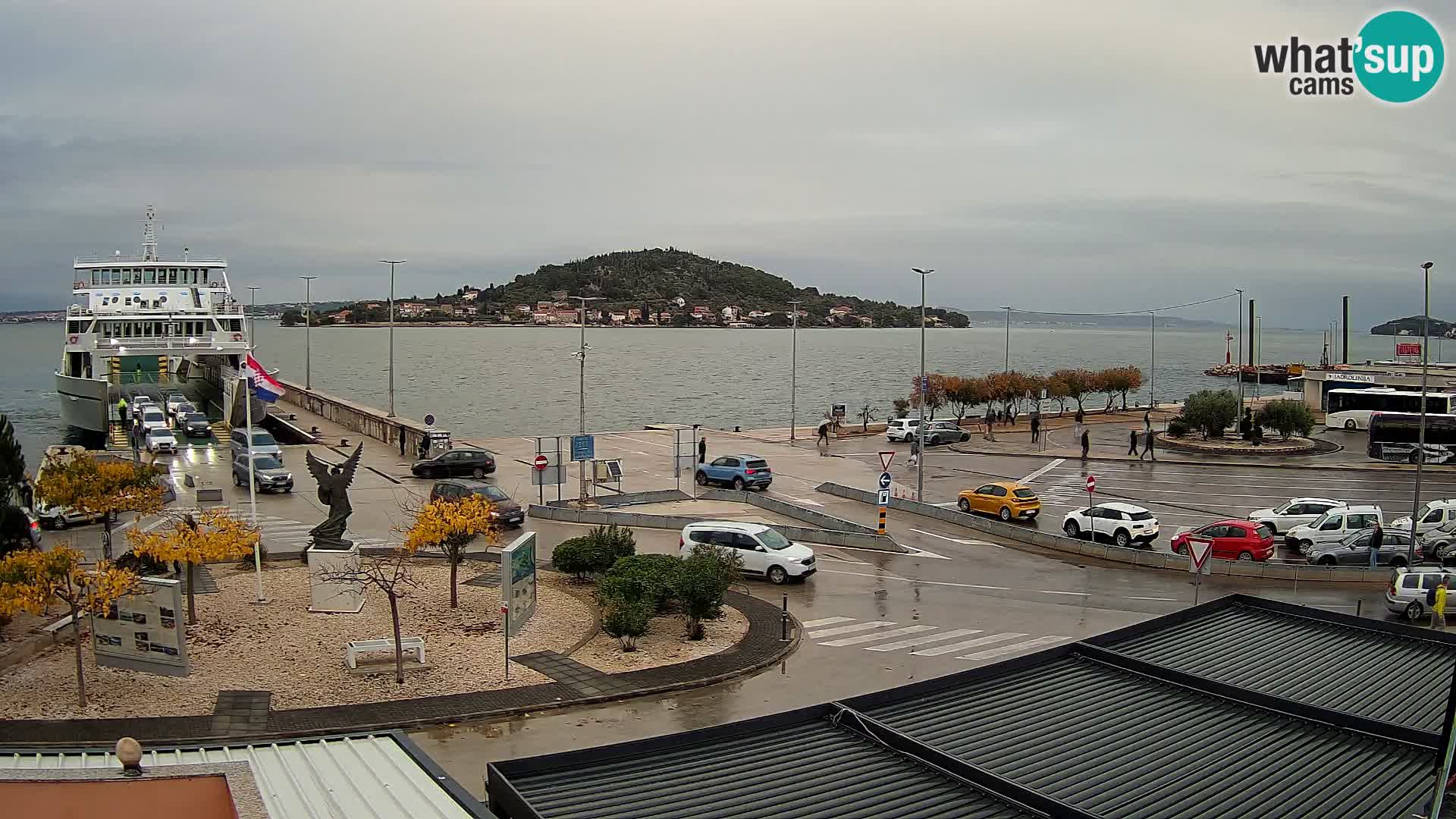 Webcam Ugliano – terminal traghetto da Preko a Zara