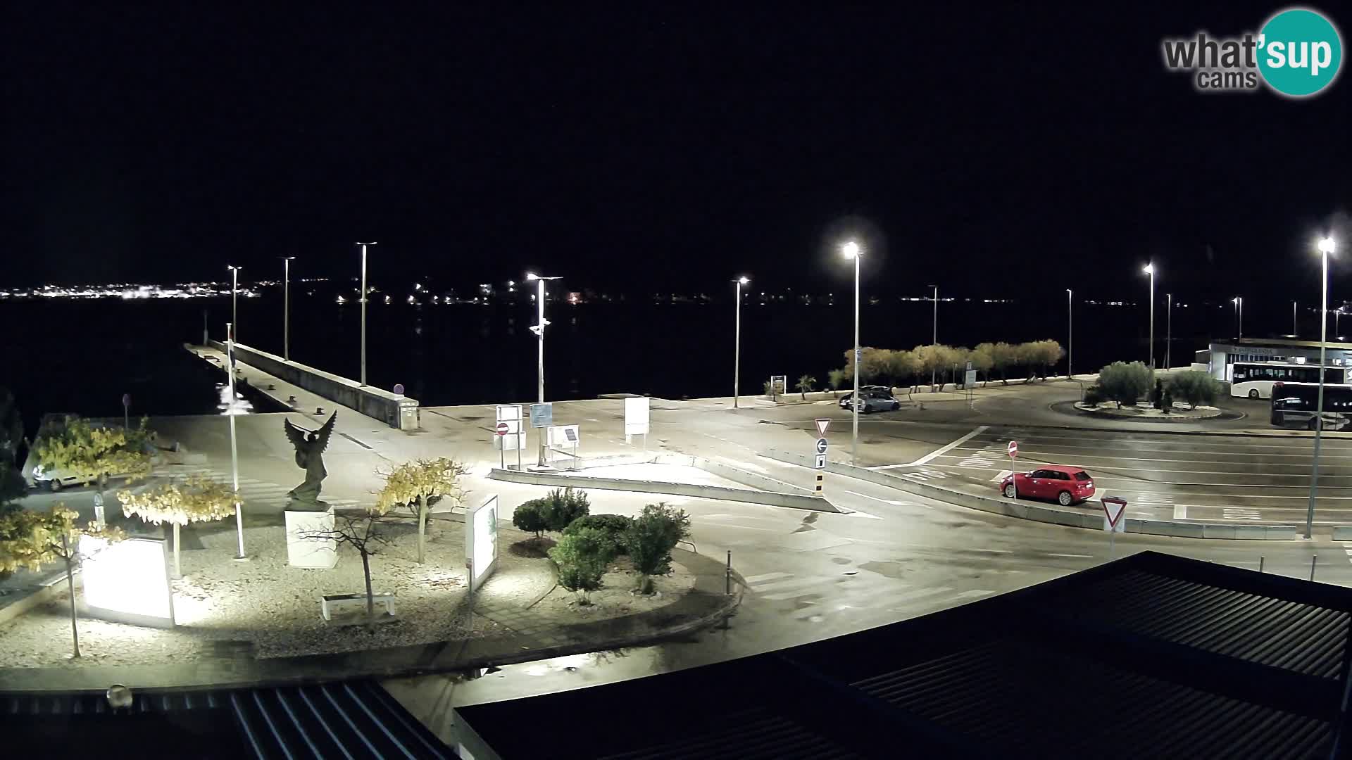 Webcam Ugliano – terminal traghetto da Preko a Zara