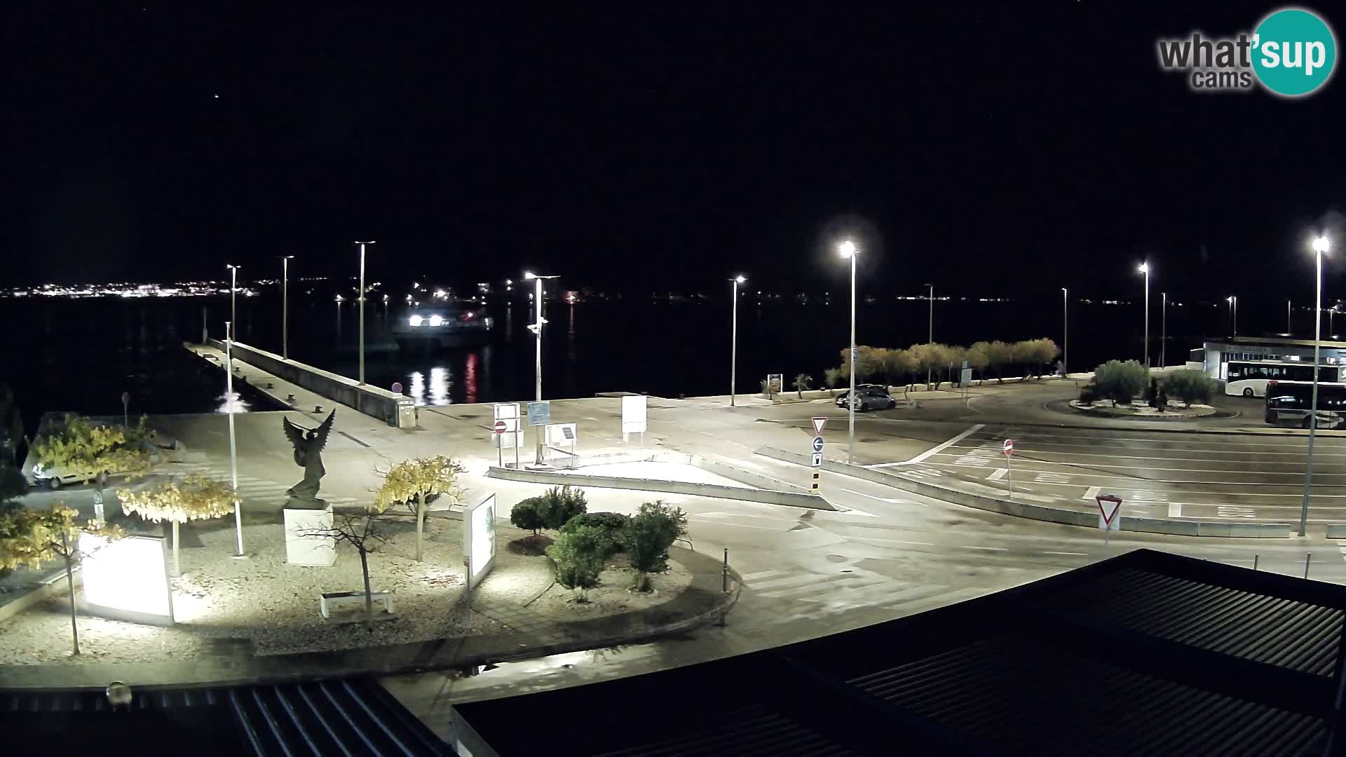 Webcam Ugliano – terminal traghetto da Preko a Zara