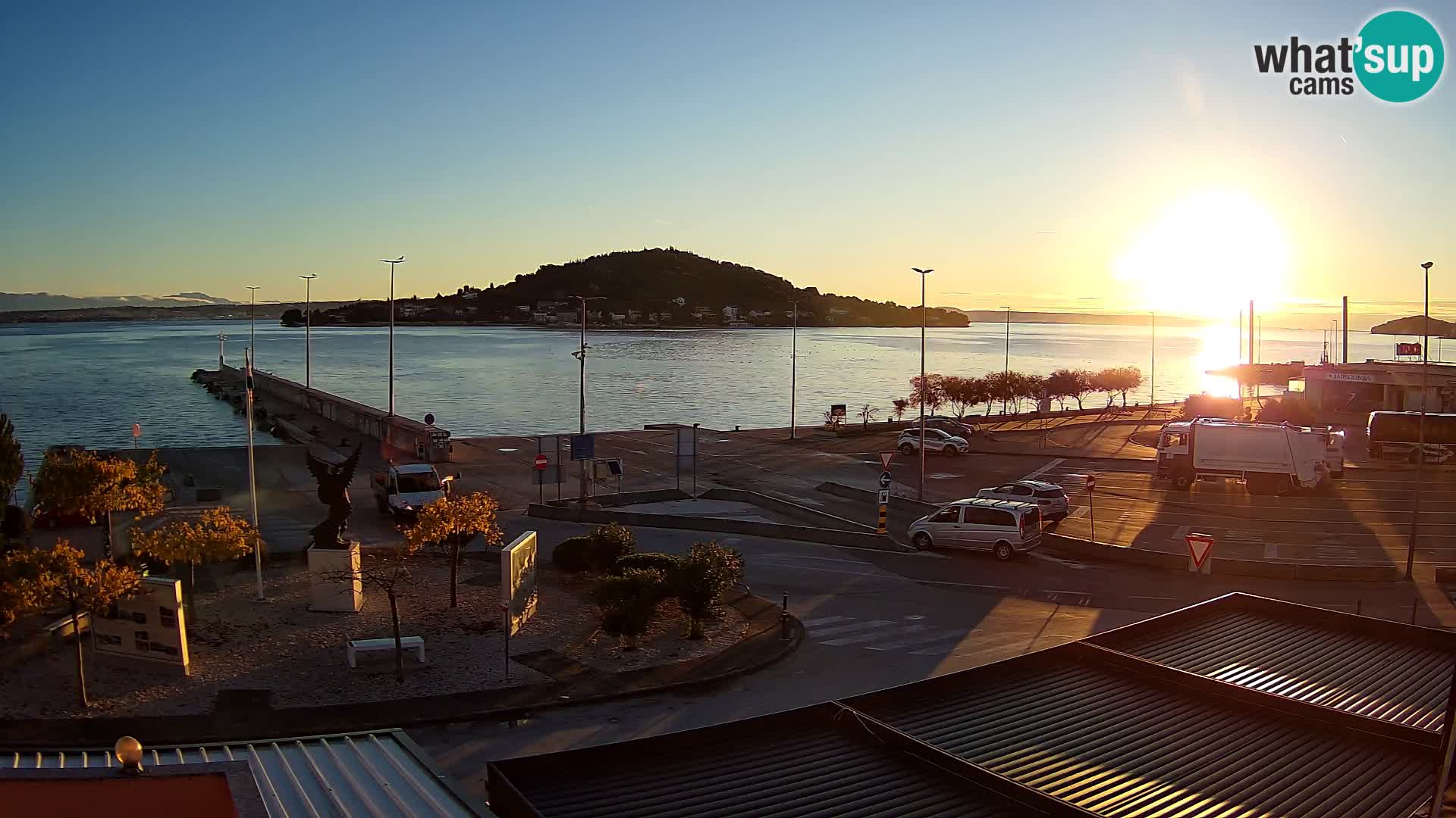 Web kamera Ugljan – Preko trajekt za Zadar