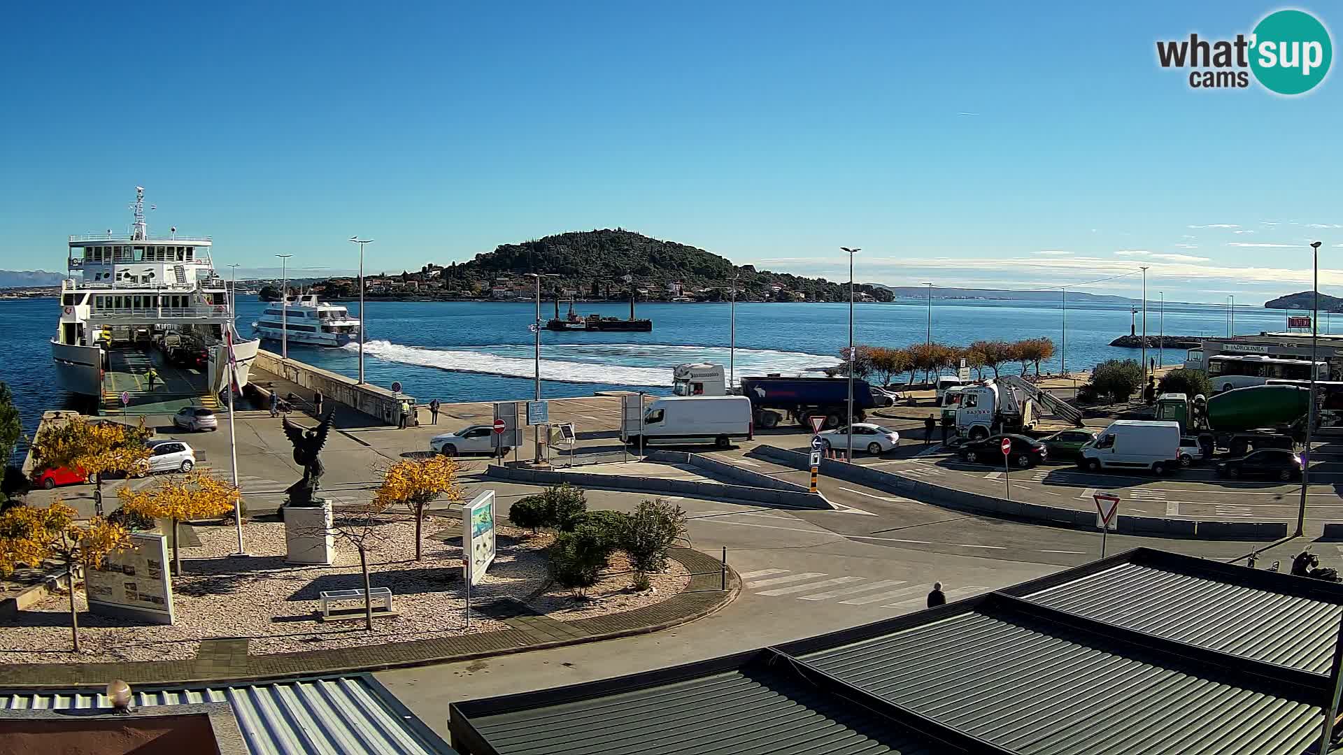 Web cam UGLJAN – Ferry de Preko à Zadar