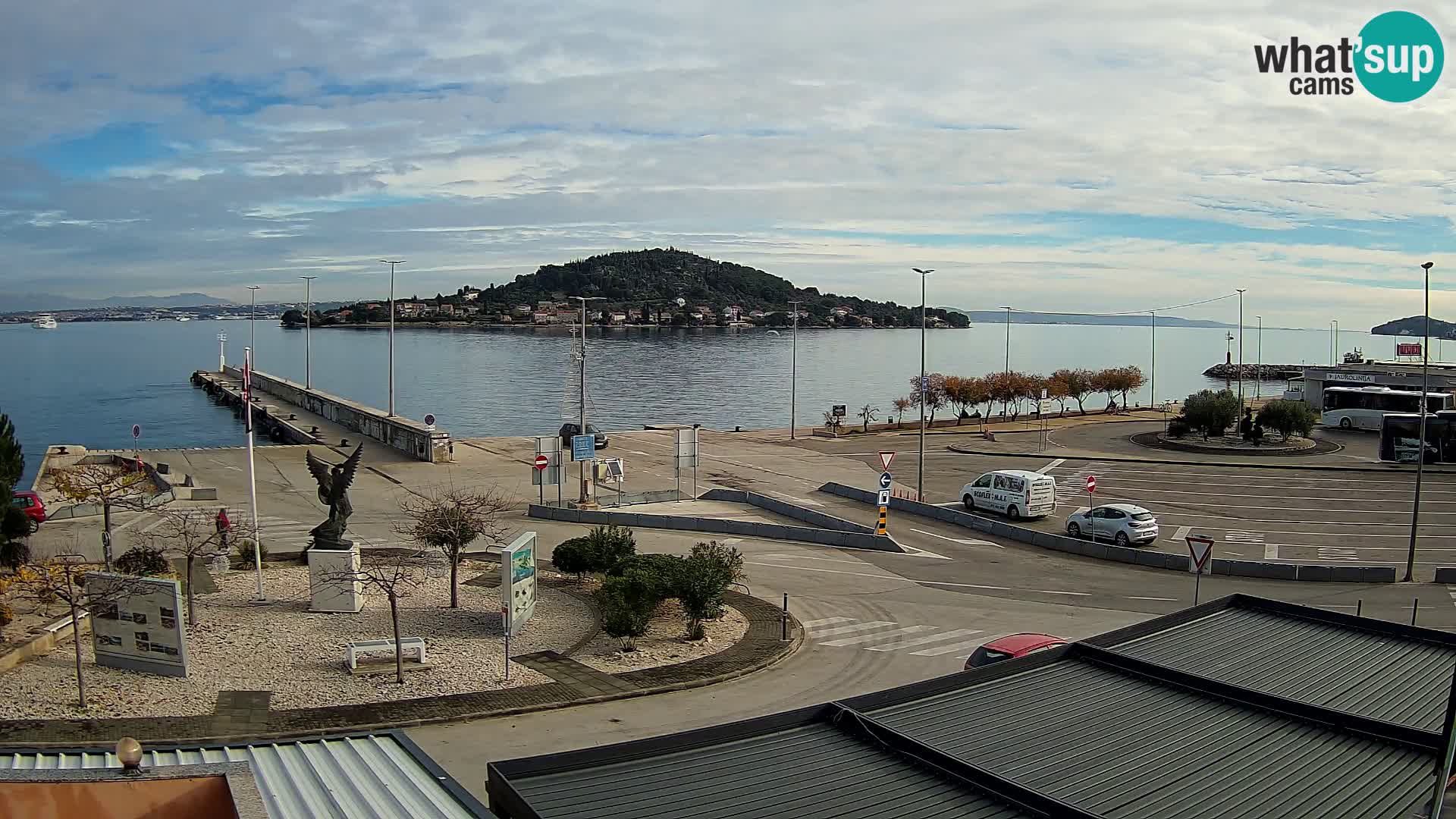 Spletna kamera Ugljan – trajekt Preko – Zadar